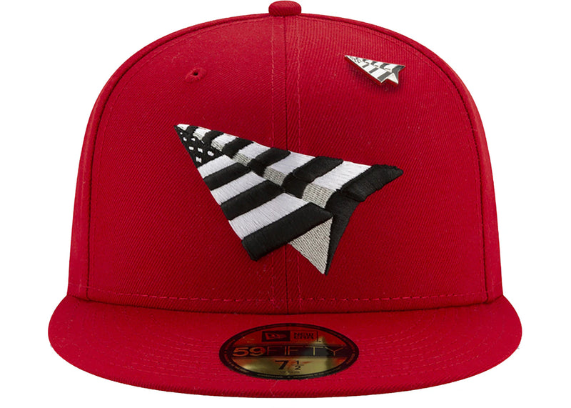 New Era x Paper Planes Crimson Crown Fitted Hat Red – Side Kicks