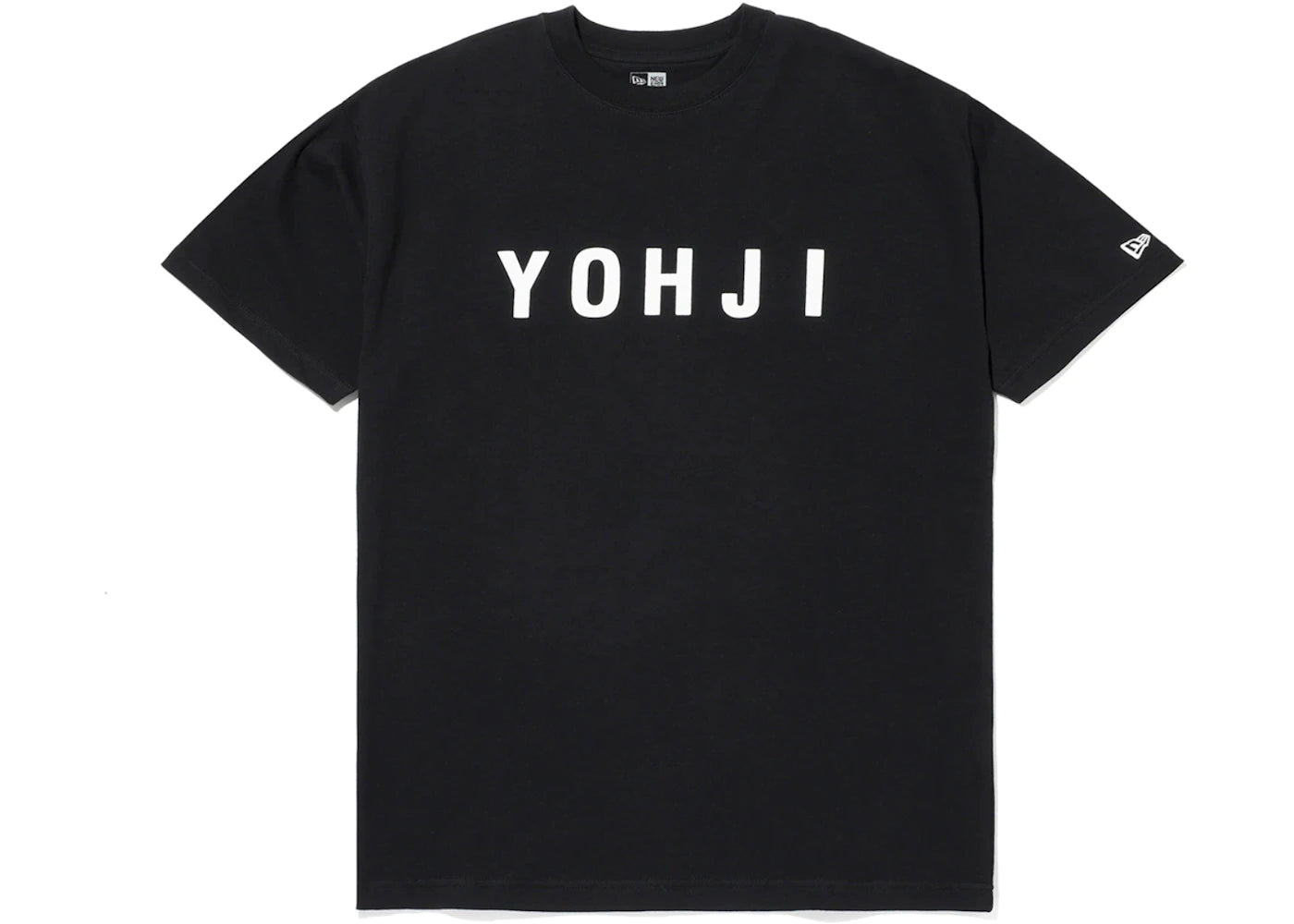 New Era x Yohji Yamamoto Block Typeface Print Tee Black