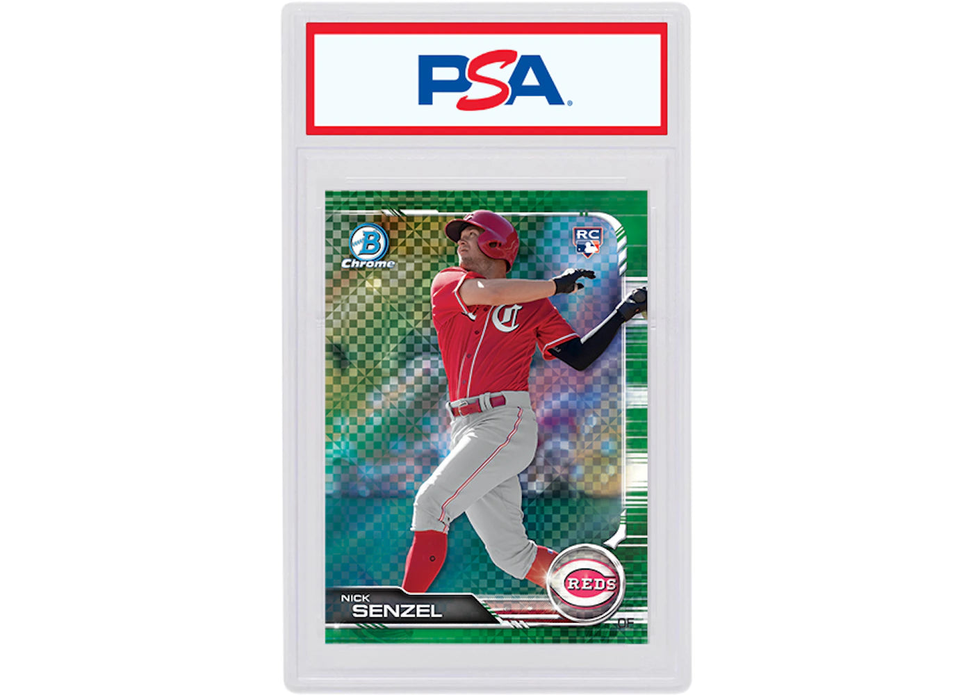 Nick Senzel 2019 Bowman Chrome X Rookie Green X-Fractor /31 #98 (PSA or BGS Graded)