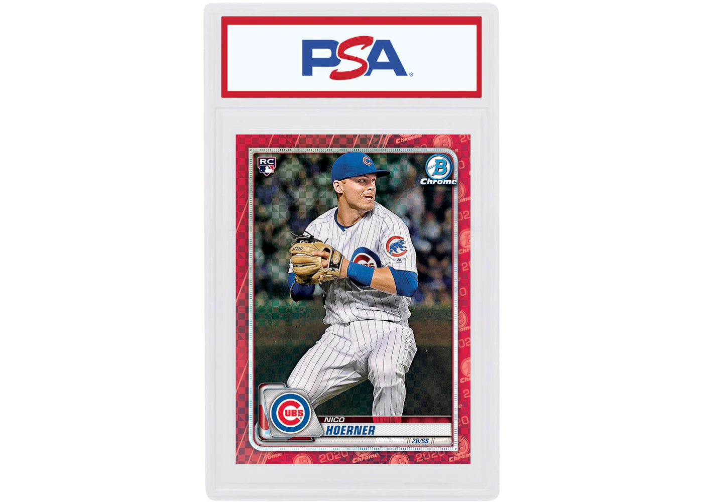 Nico Hoerner 2020 Bowman Chrome X Rookie Red X-Fractor 1/1 #44