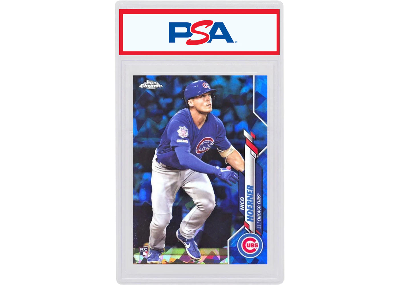 Nico Hoerner 2020 Topps Chrome Sapphire Rookie #70 (PSA or BGS Graded)