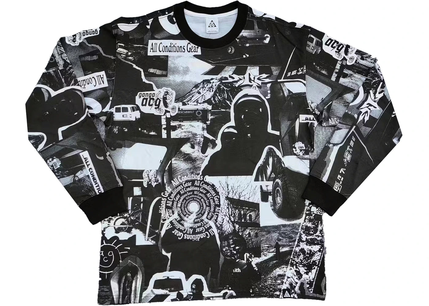 Nike ACG Glacier L/S T-shirt Black/White