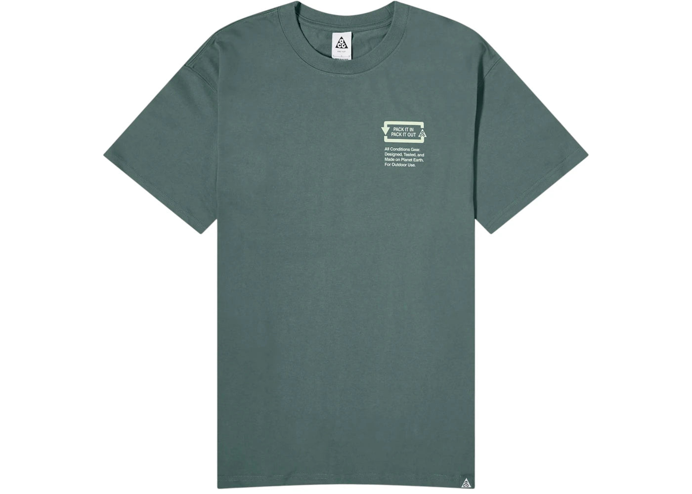 Nike ACG Pickinout Dri-Fit T-shirt Vintage Green