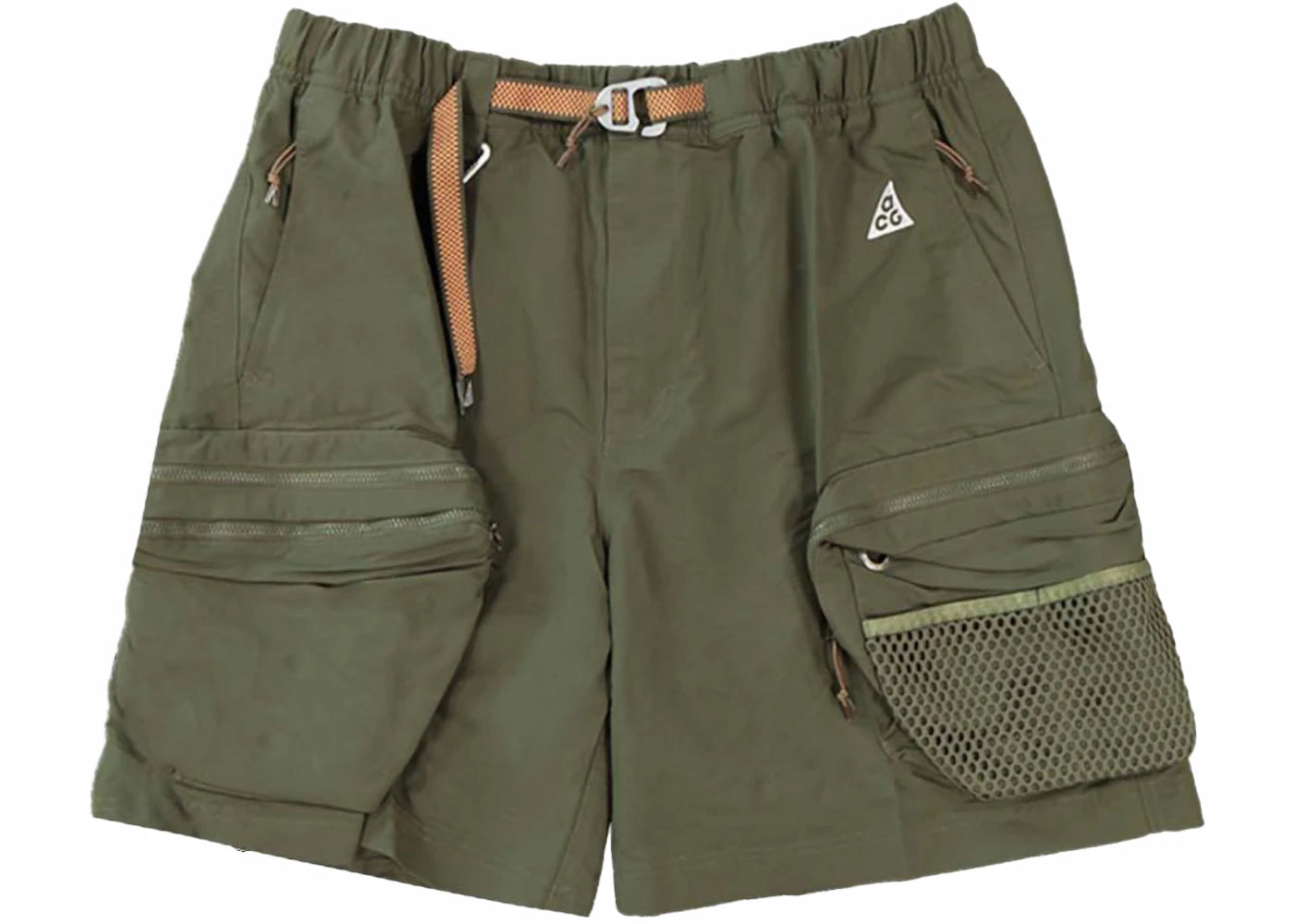 Nike ACG Snowgrass Cargo Shorts Khaki Green