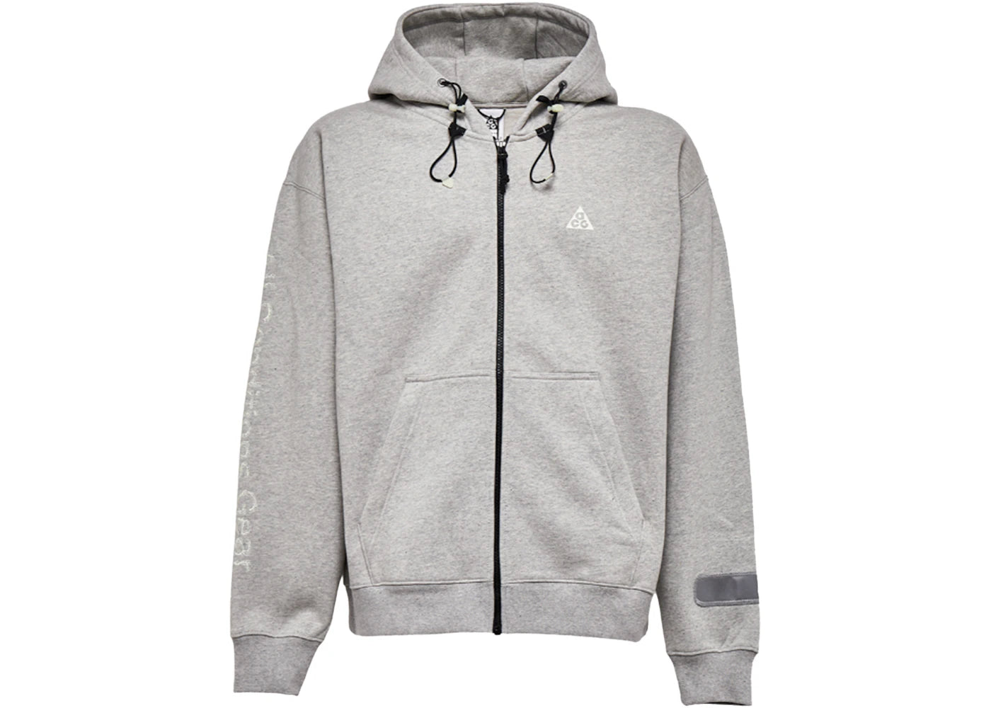 Nike ACG Therma-FIT Airora Full-Zip Fleece Hoodie Grey Heather/Black/Light Smoke Grey