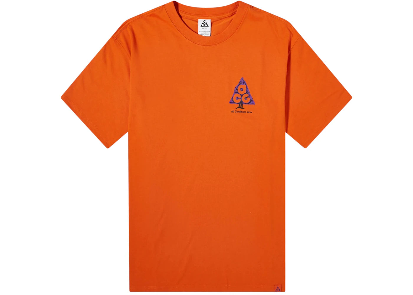 Nike ACG Wildwood T-shirt Campfire Orange