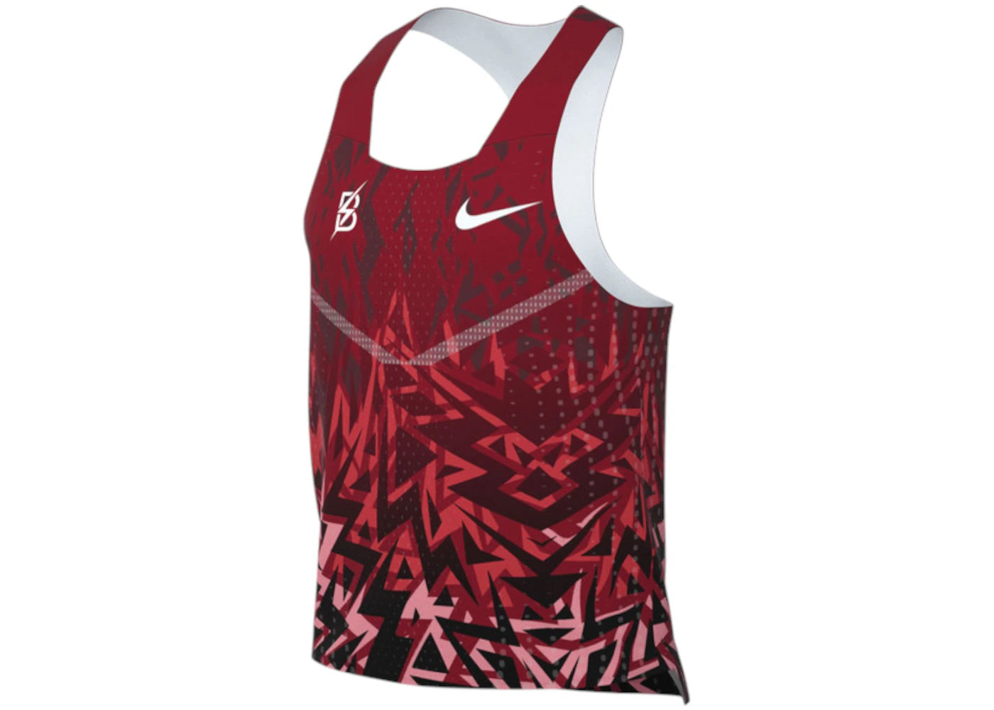 Nike AeroSwift Bowerman Track Club Singlet Dri-Fit ADV Running Vest Red/White