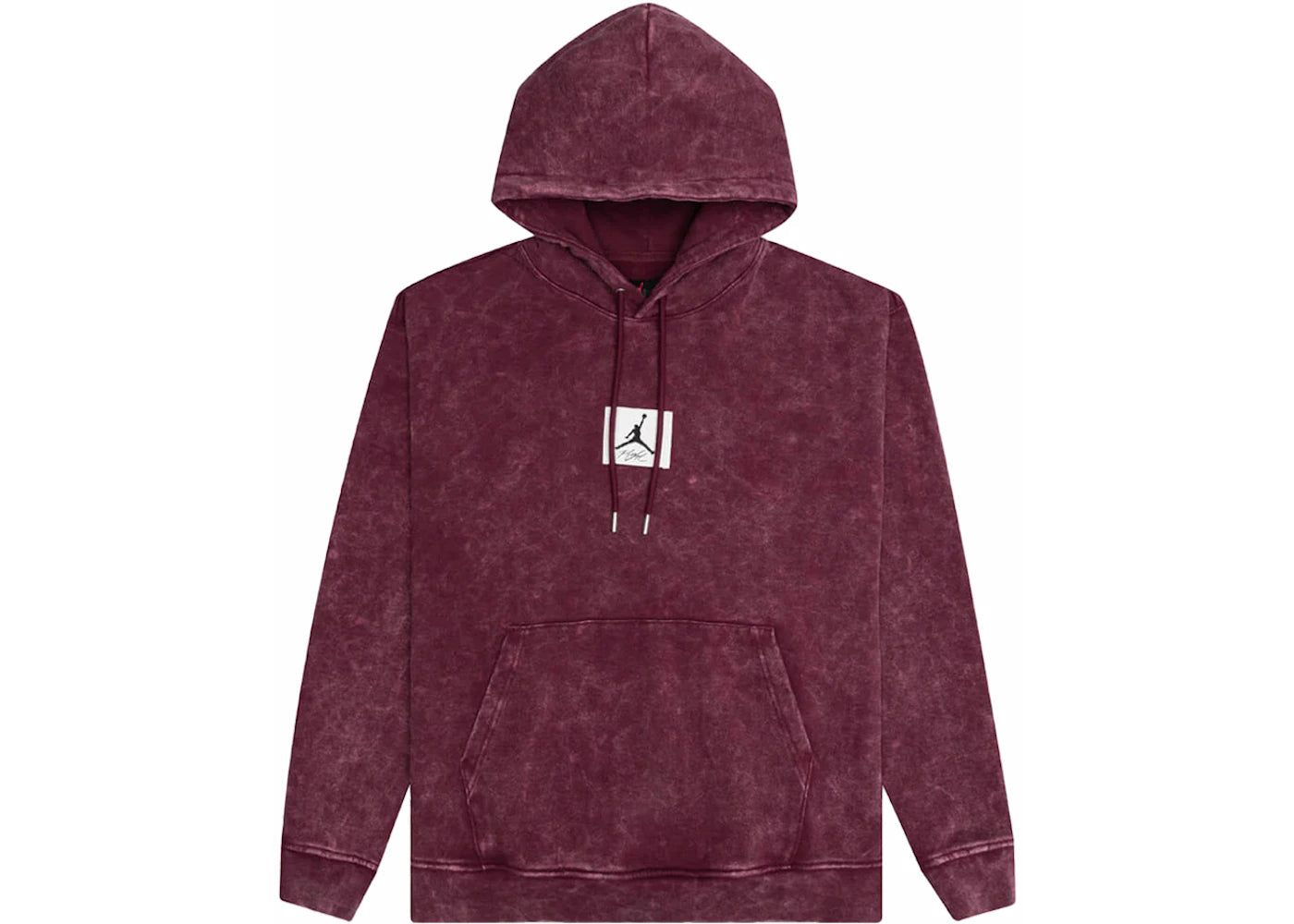 Nike Air Flight Washed Fleece Hoodie Cherrywood Red