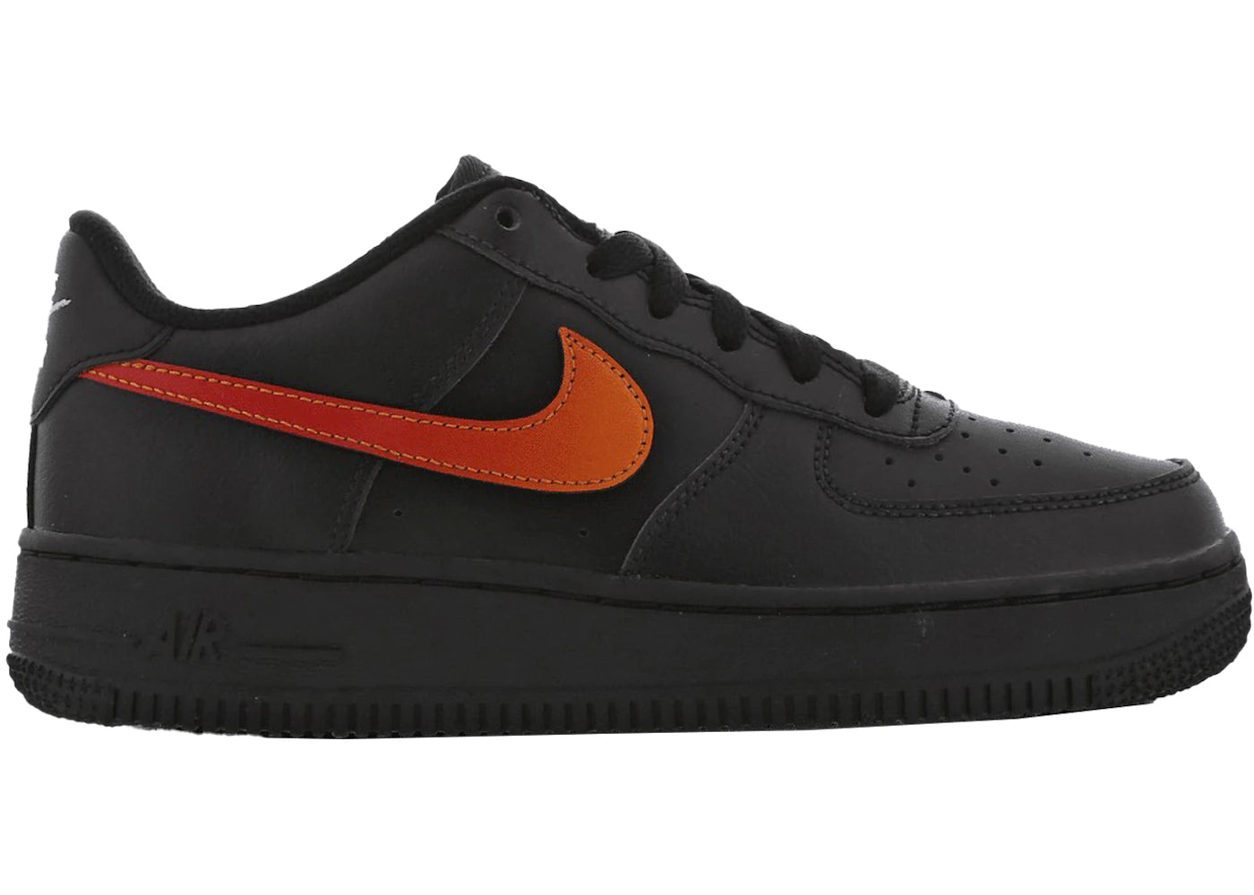 Nike Air Force 1 Low '07 LV8 Black Magma Orange (GS)