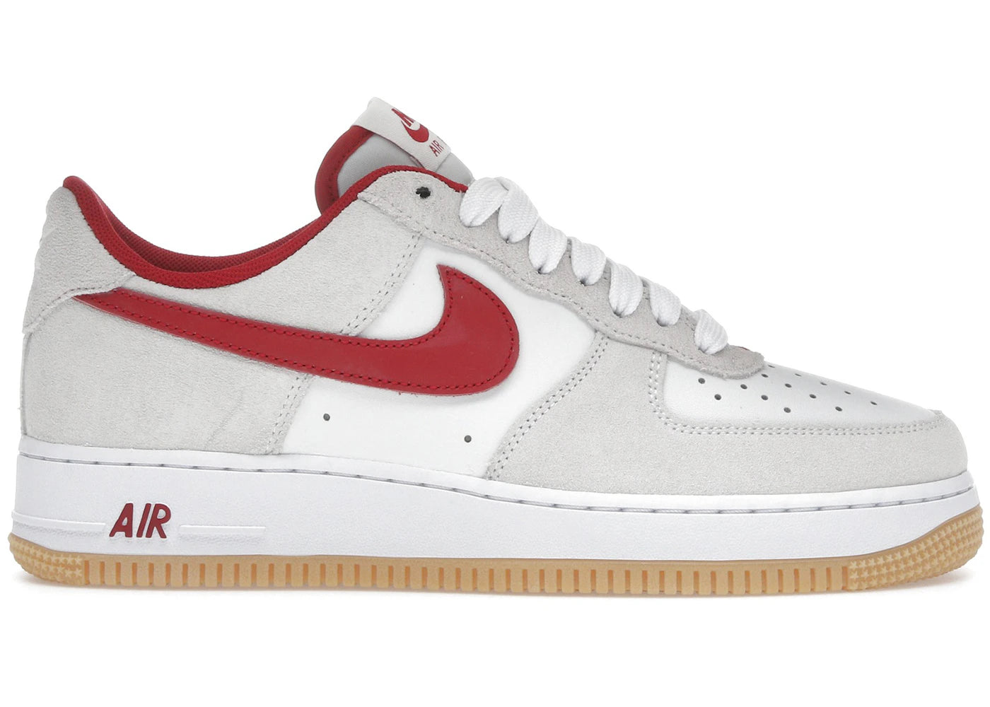Nike Air Force 1 Low '07 LV8 Summit White Varsity Red Gum