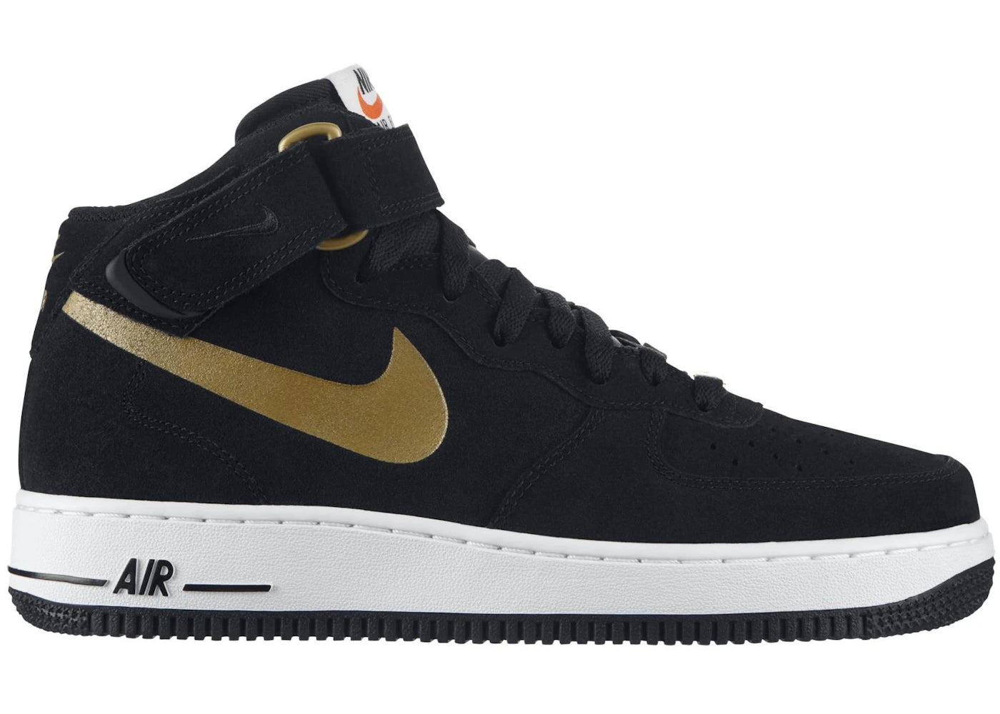 Nike Air Force 1 Low Black Metallic Gold