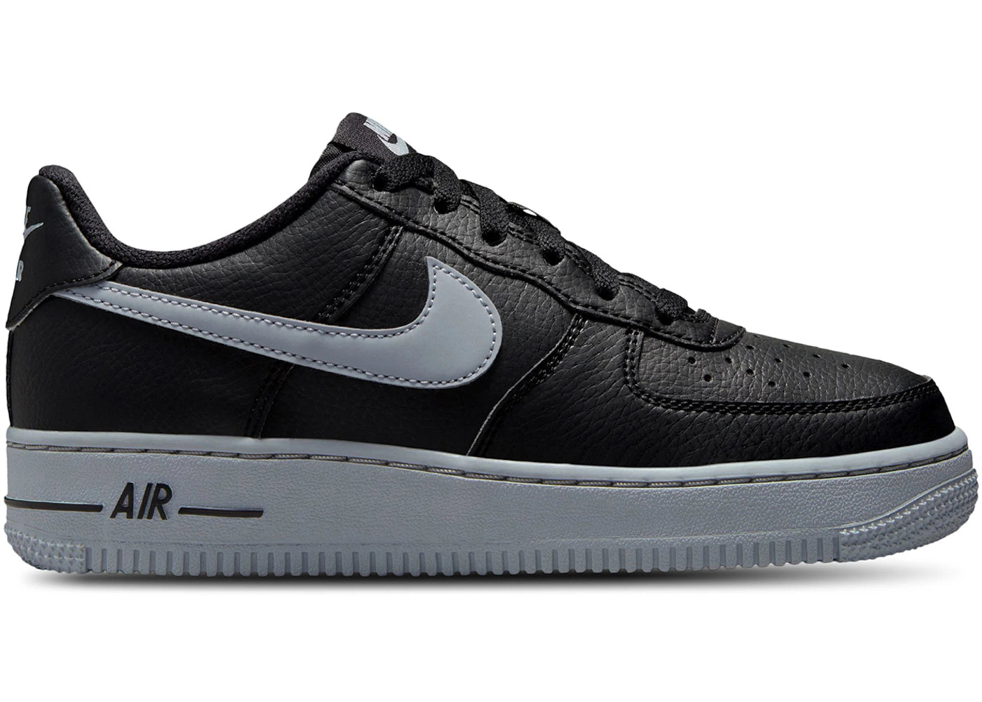 Nike Air Force 1 Low Black Wolf Grey (GS)
