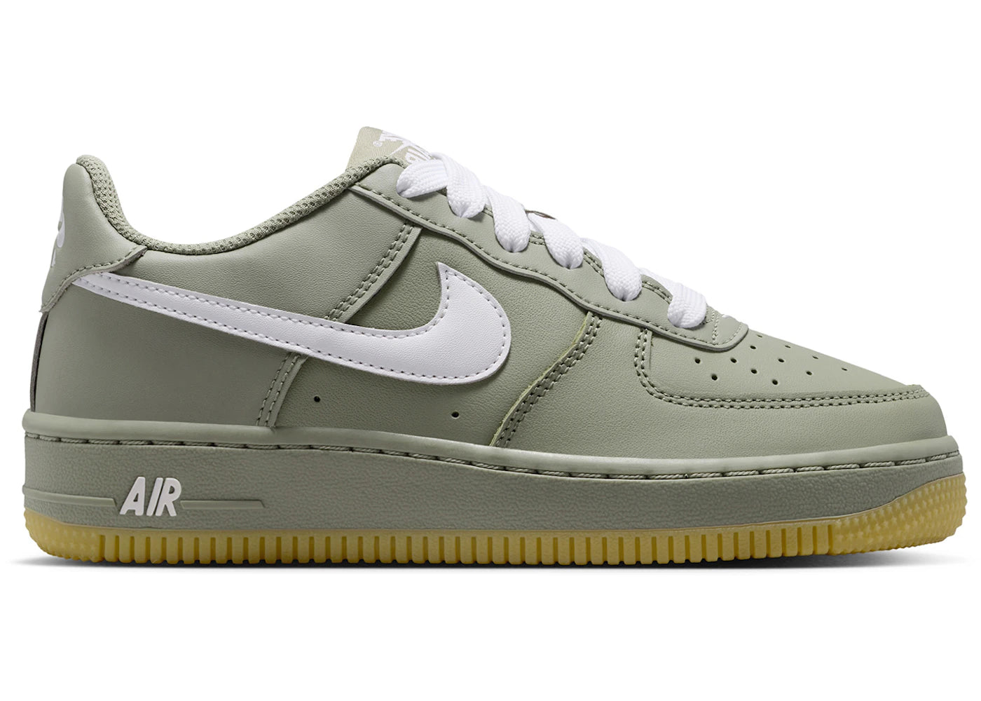 Nike Air Force 1 Low LV8 Light Army Gum White (GS)