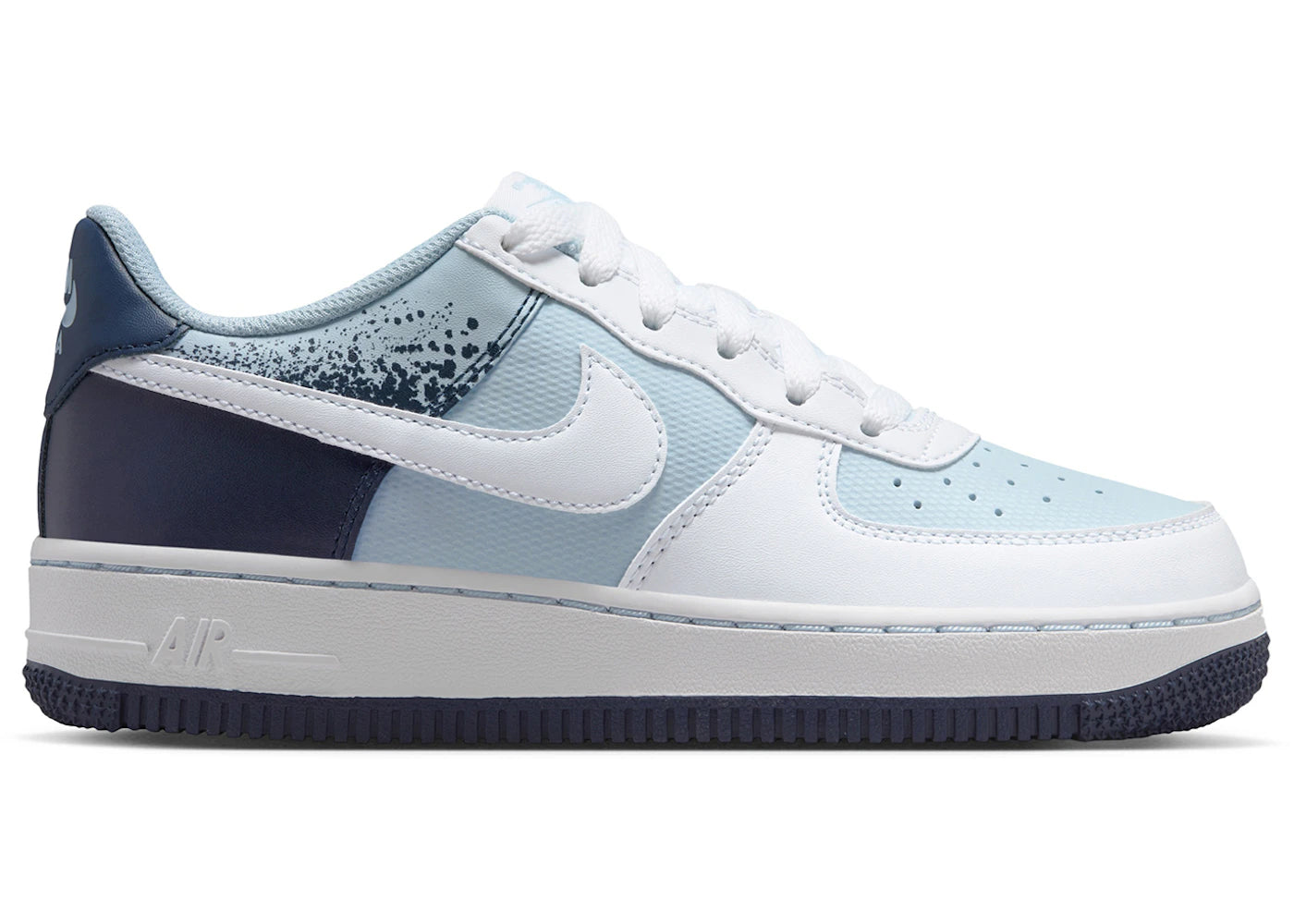 Nike Air Force 1 Low Light Armory Blue Midnight Navy White (GS)
