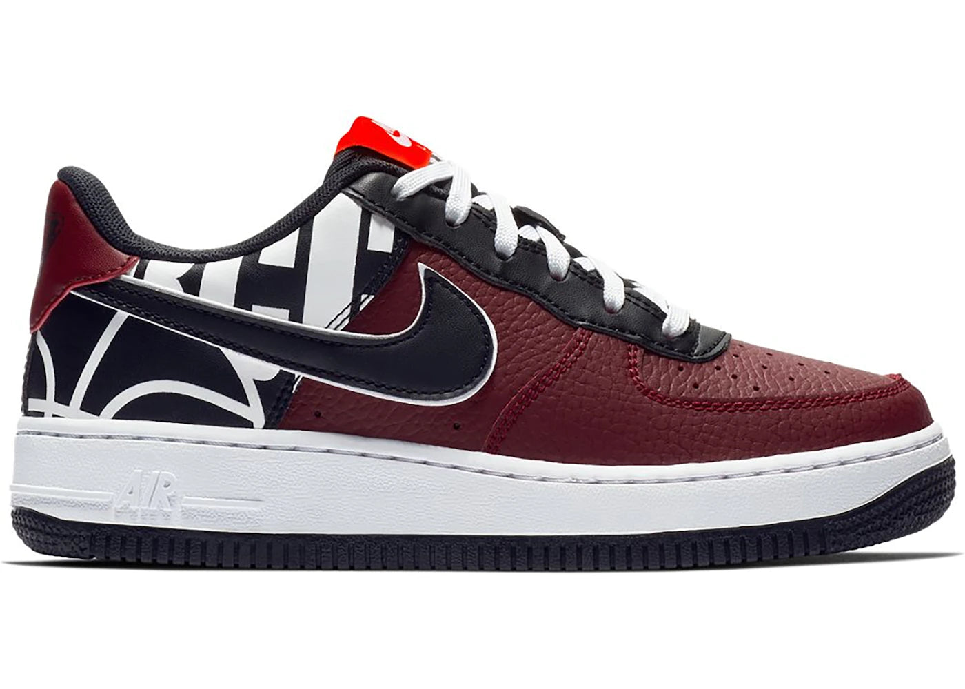 Nike Air Force 1 Low Team Red Black White (GS)