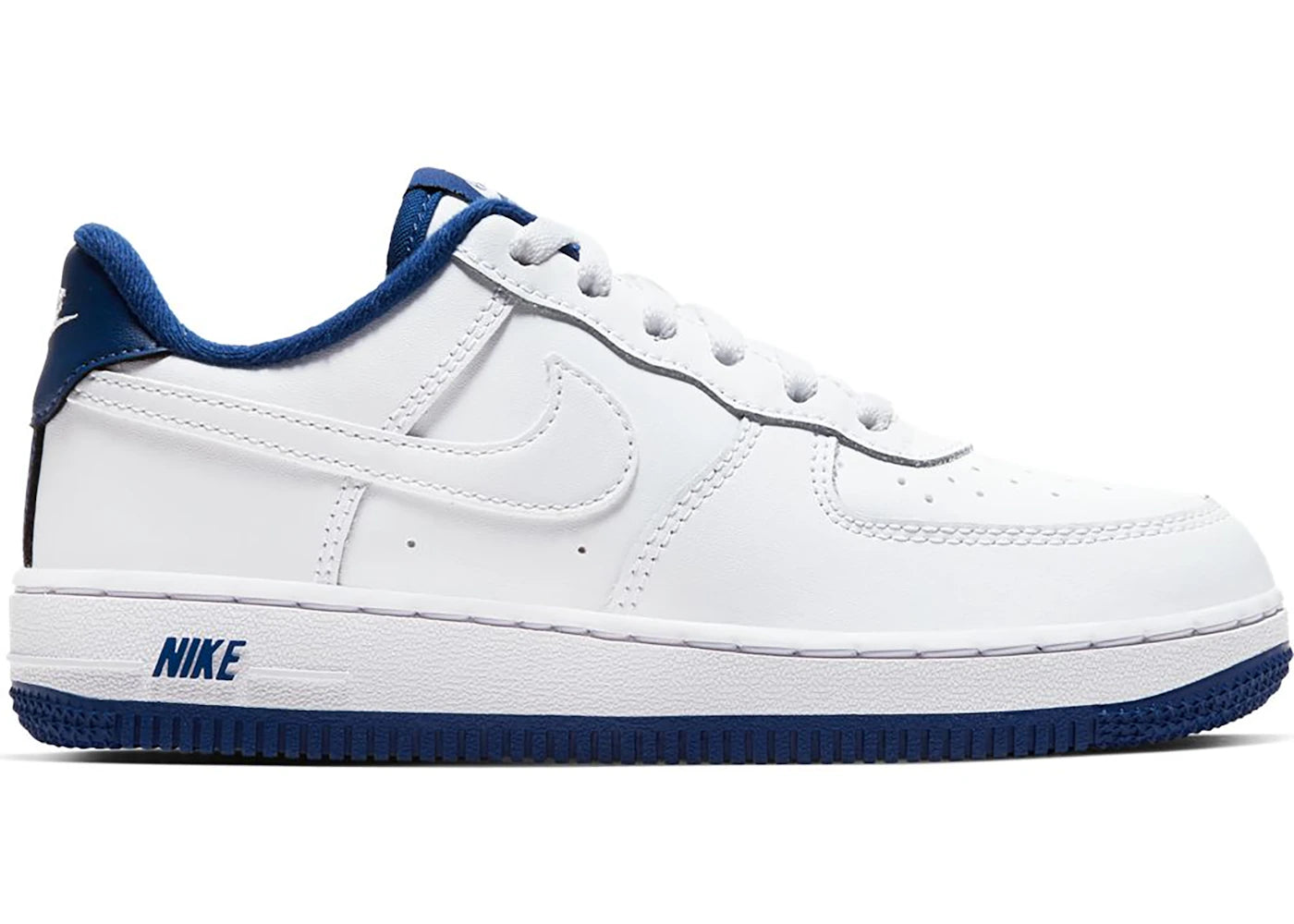 Nike Air Force 1 Low White Deep Royal Blue (PS)