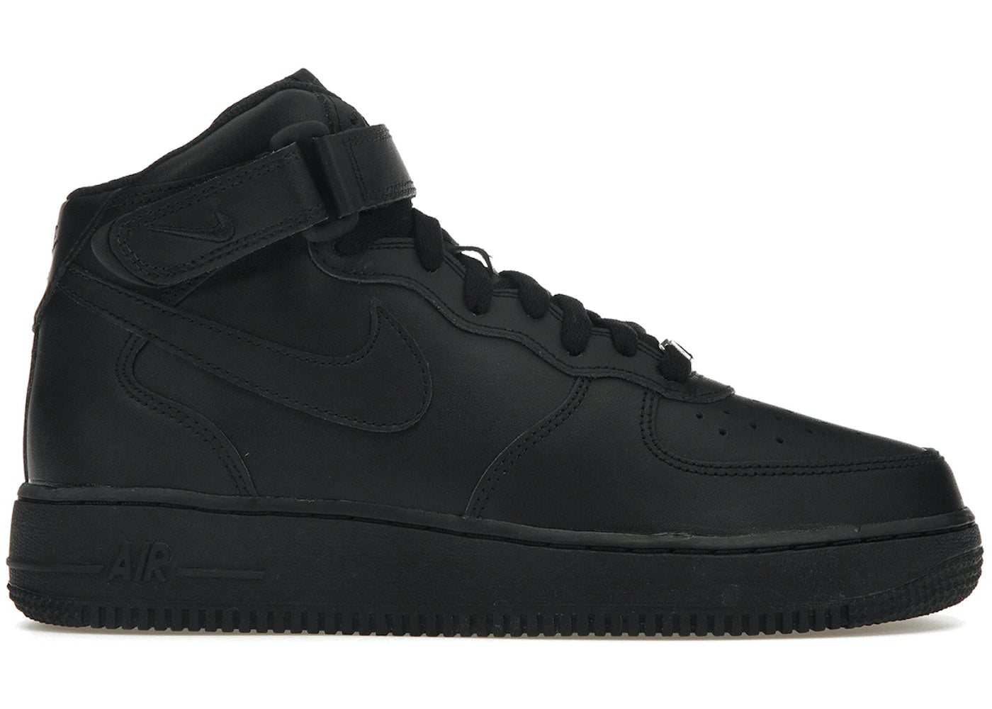 Nike Air Force 1 Mid Black (GS)