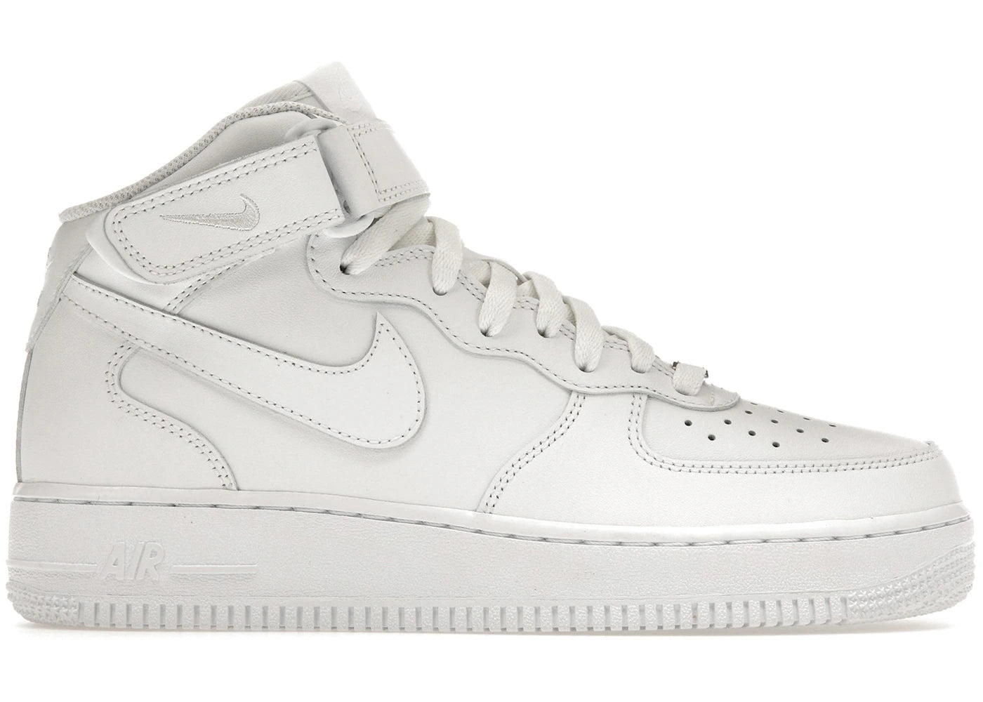 Nike Air Force 1 Mid Triple White (Women's)