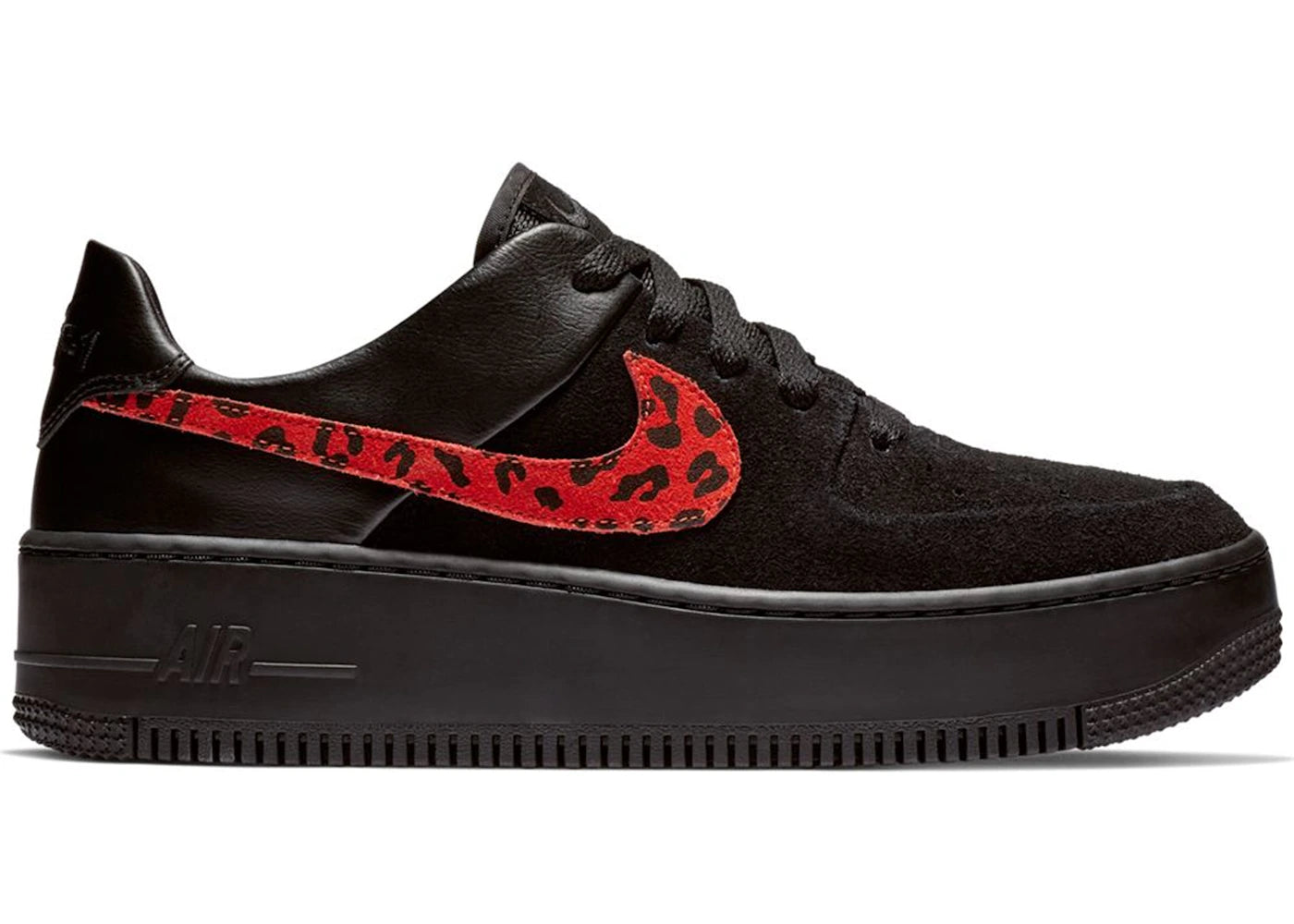 Nike Air Force 1 Sage Low Black Leopard (Women's)