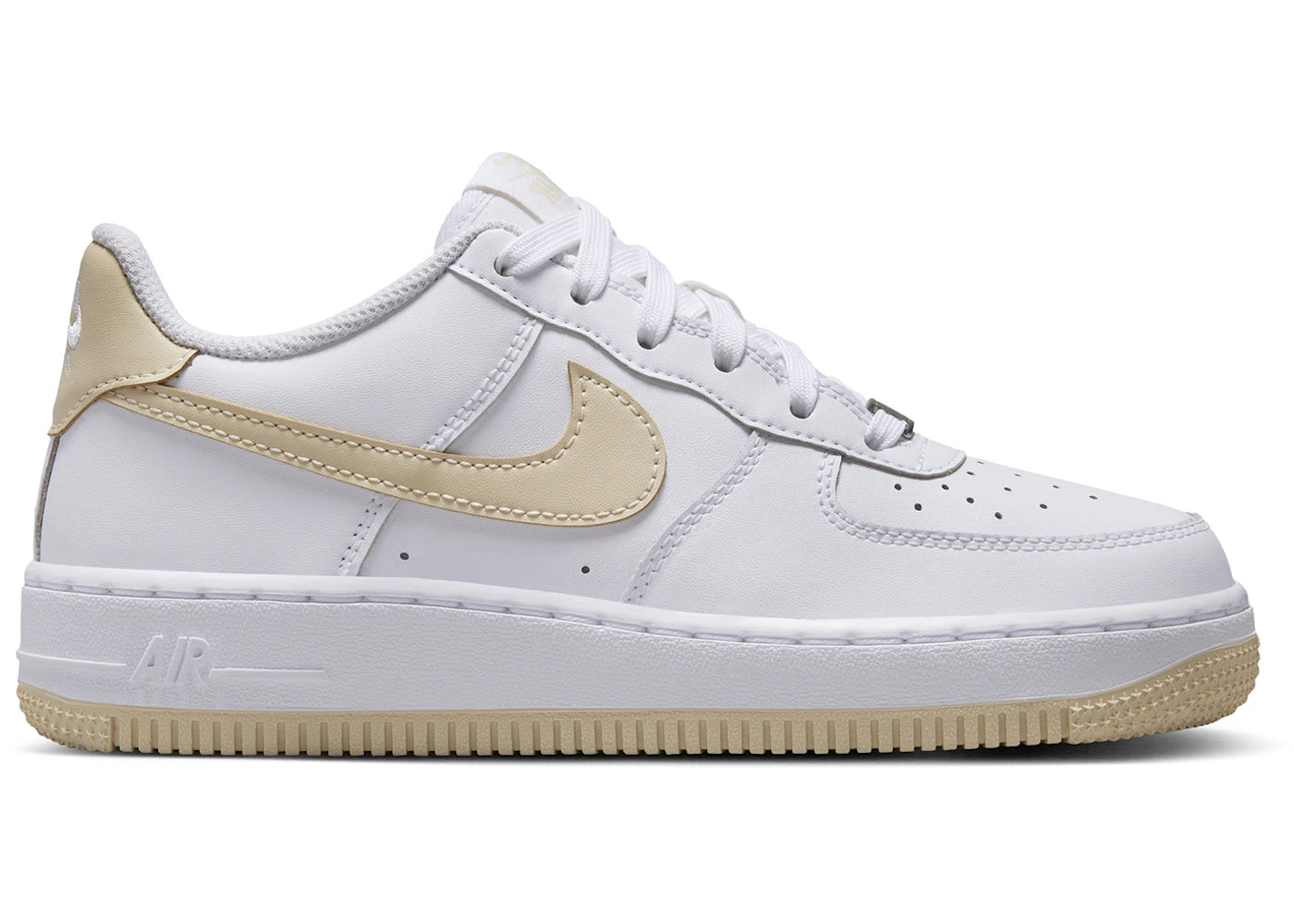 Nike Air Force 1 White Light Khaki (GS)