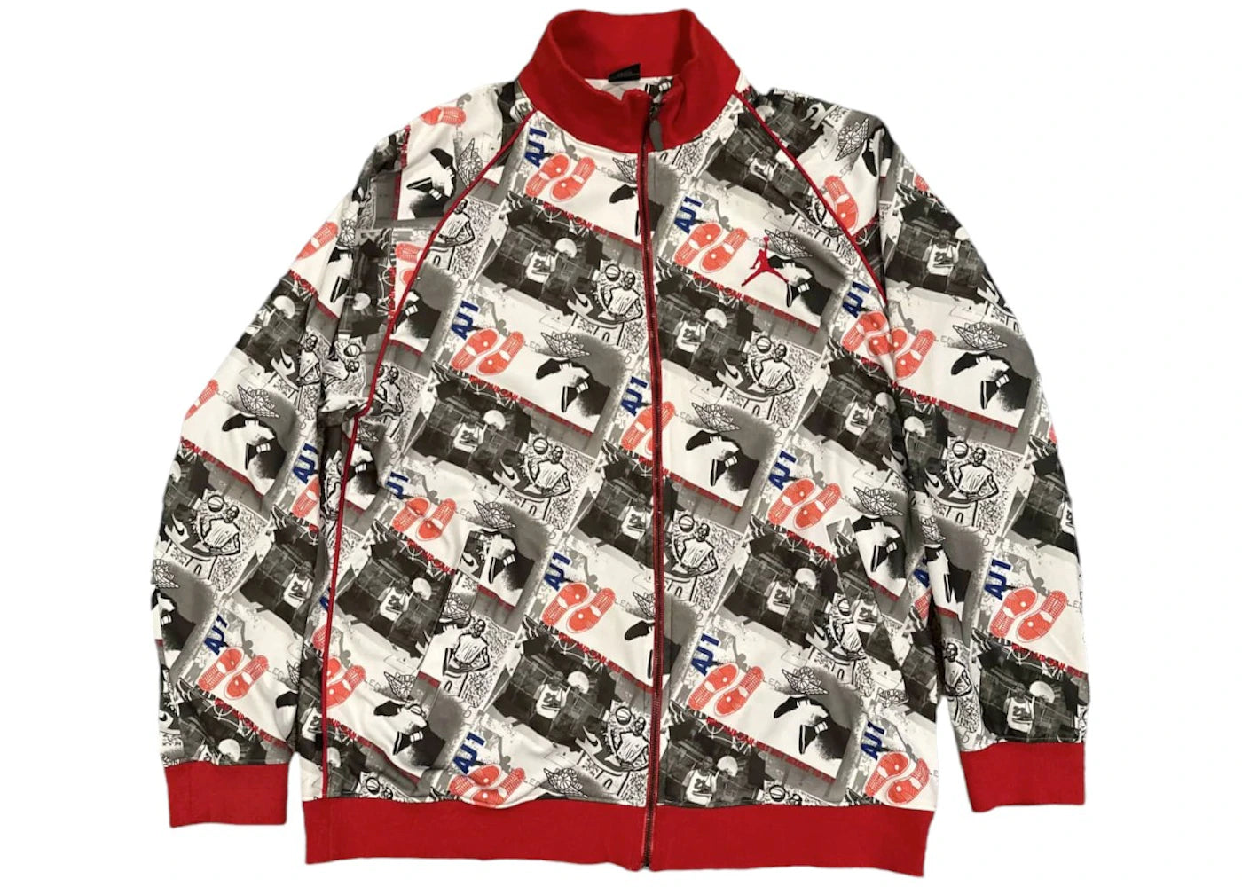 Nike Air Jordan All Over Print Track Jacket White
