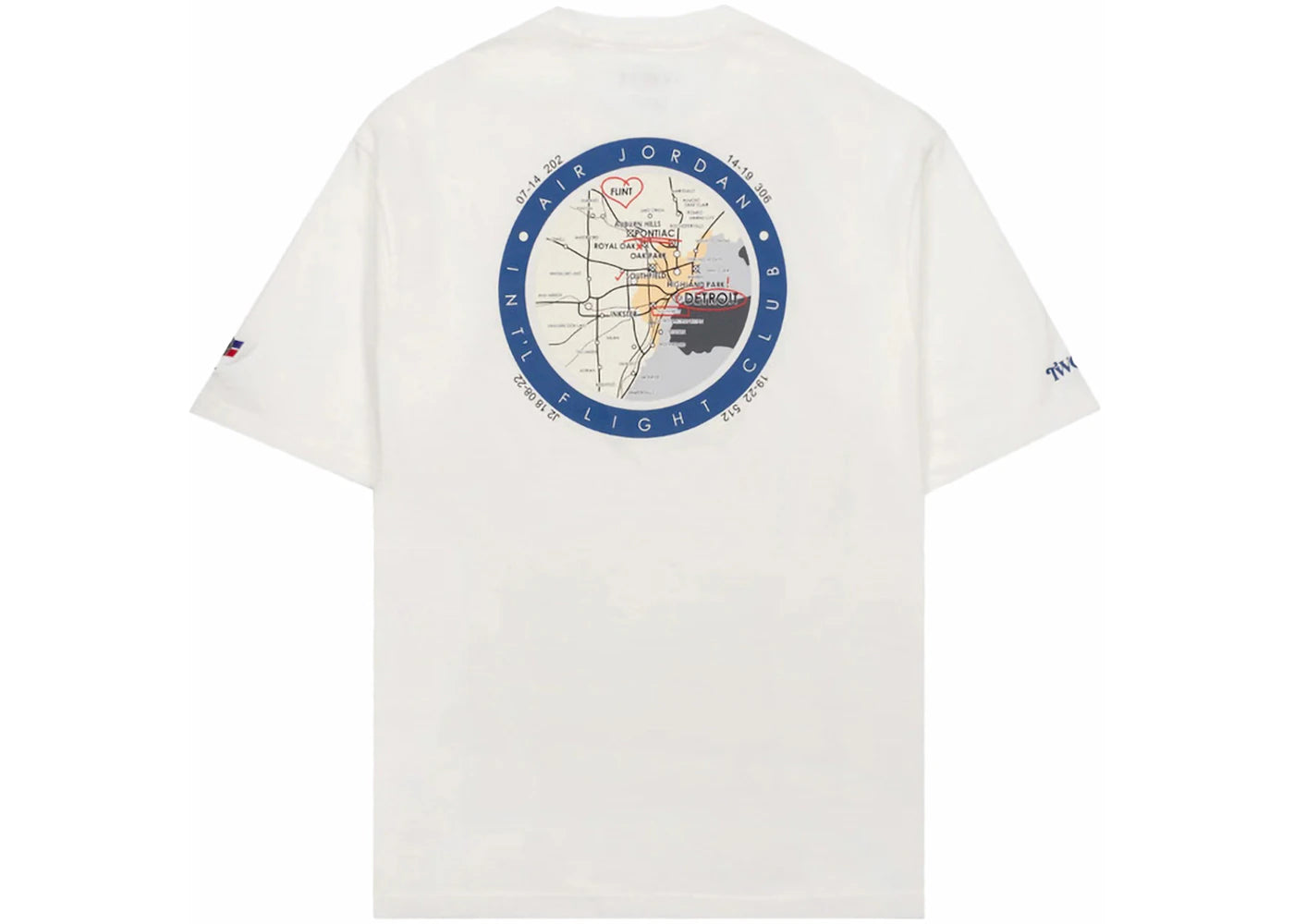 Nike Air Jordan x Two 18 Detroit 218 Tee Sail