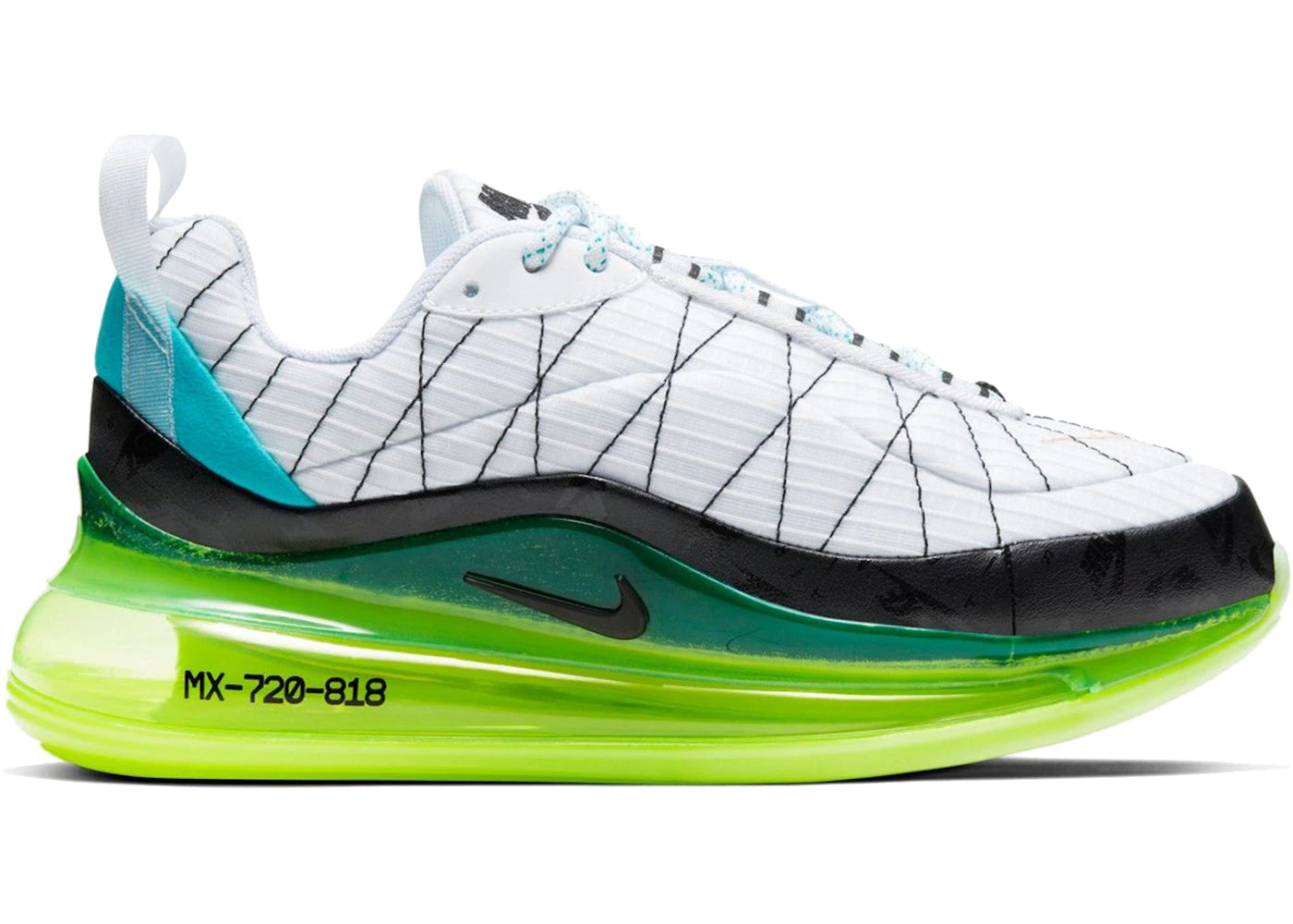 Nike Air MX 720-818 White Black Ghost Green (GS)