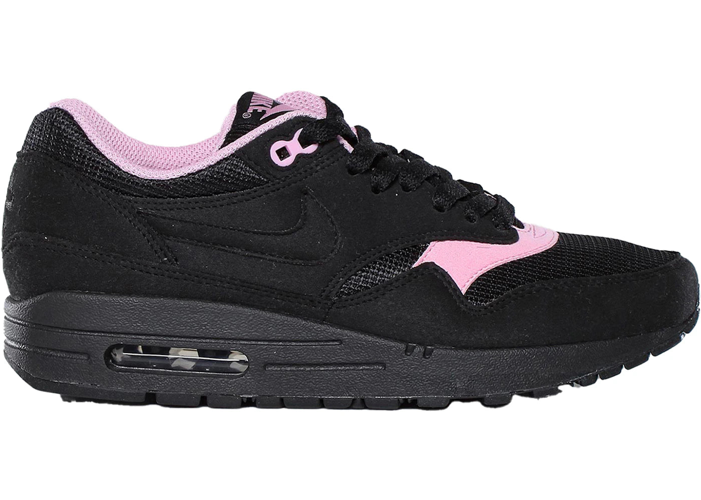 Nike Air Max 1 Black Perfect Pink (Women's)