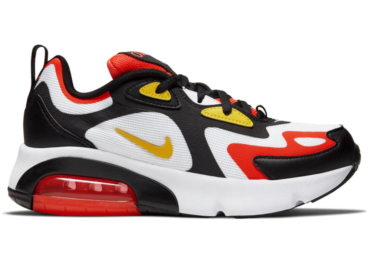 Nike Air Max 200 Black Bright Crimson (GS)