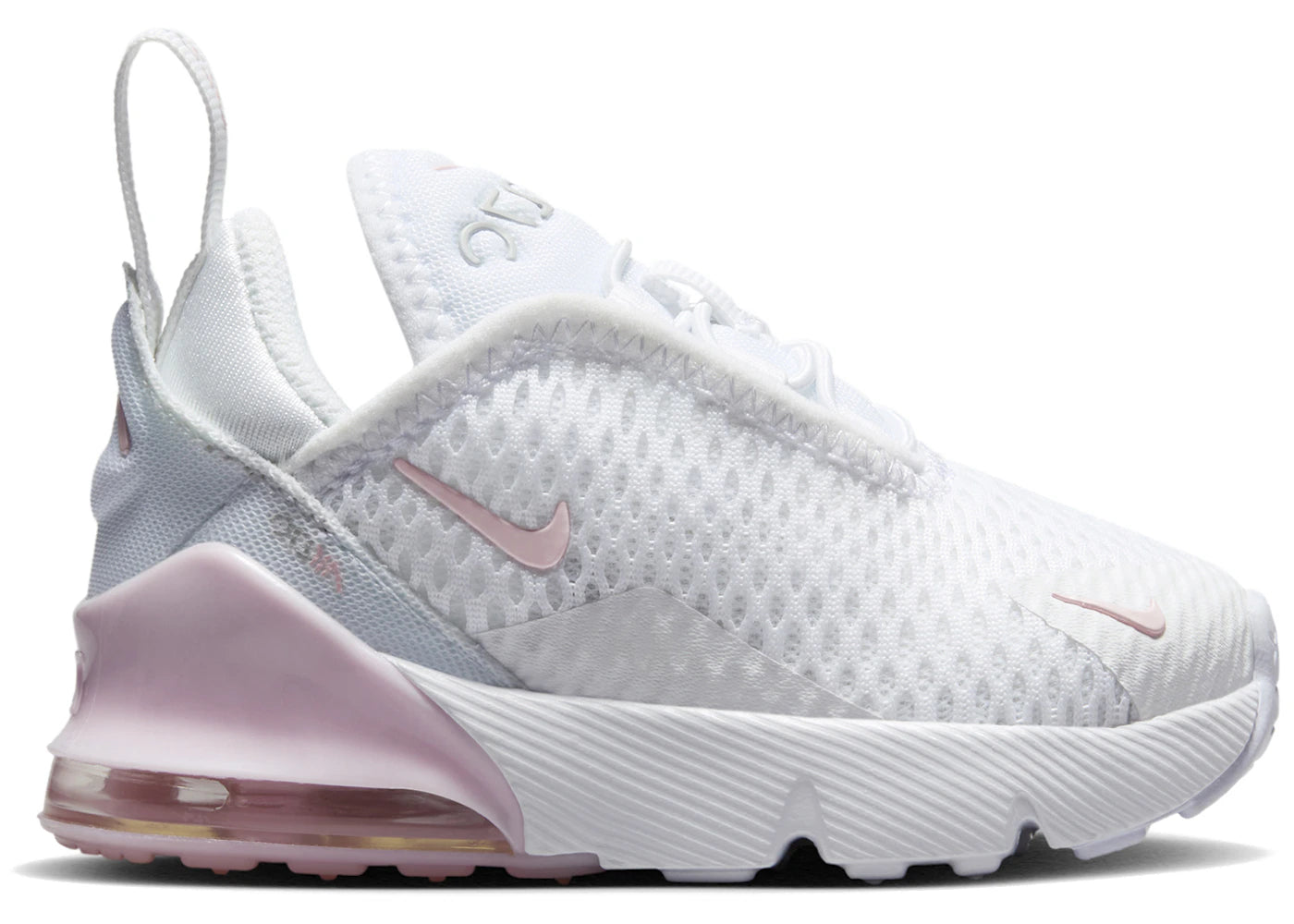 Nike Air Max 270 White Light Smoke Grey Pink Foam (TD)