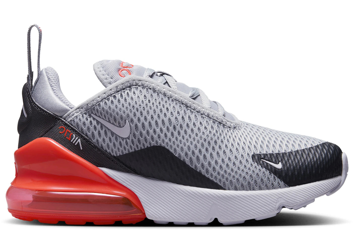 Nike Air Max 270 Wolf Grey Anthracite Bright Crimson White (PS)