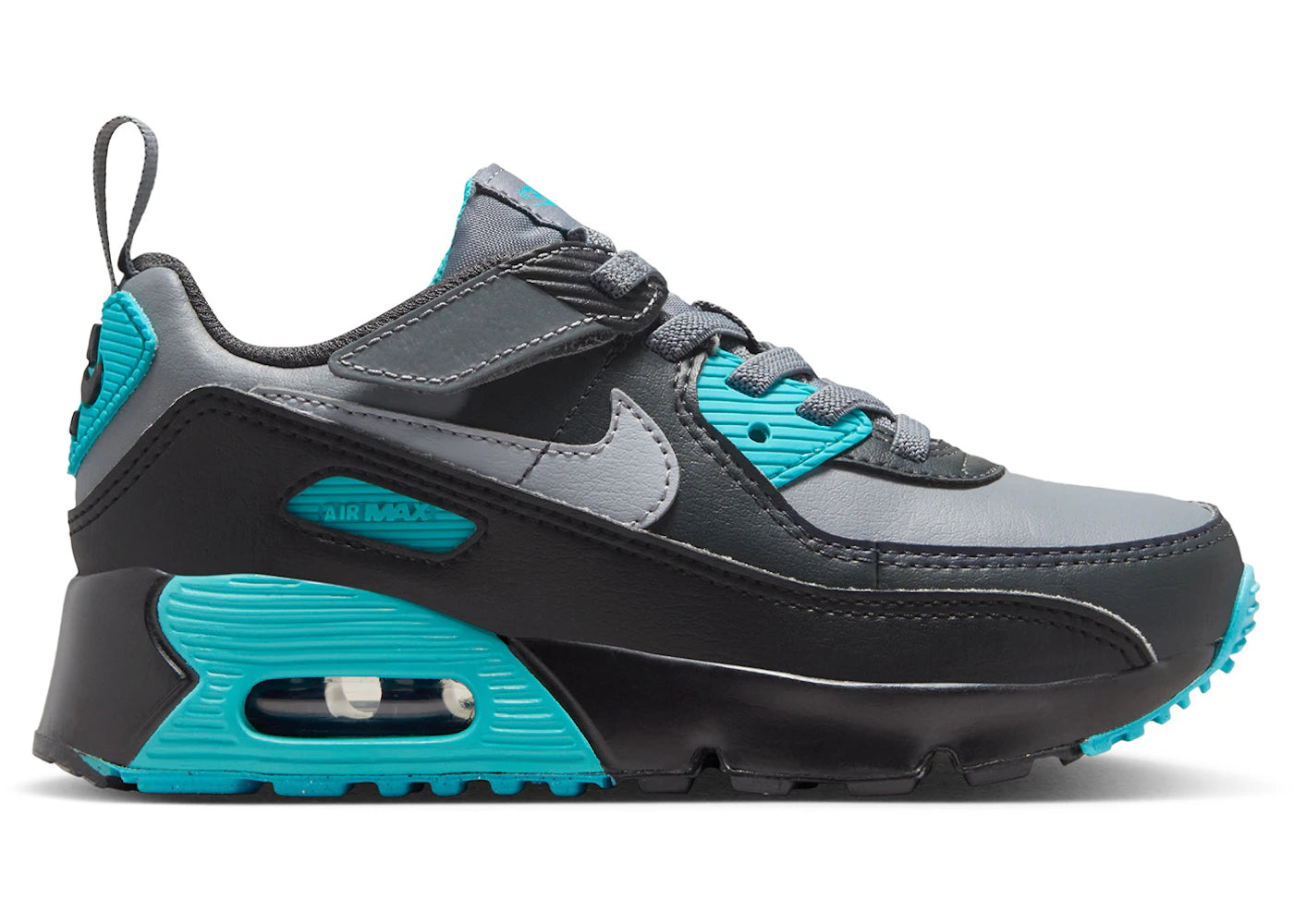 Nike Air Max 90 EasyOn Cool Grey Dusty Cactus Black Wolf Grey (PS)