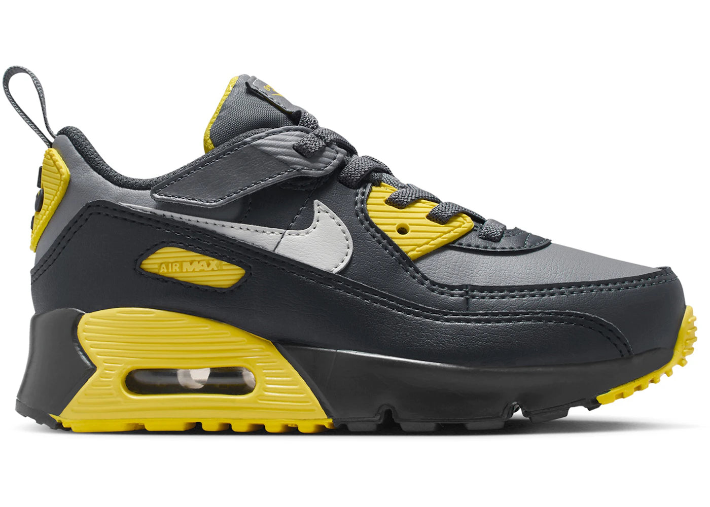 Nike Air Max 90 EasyOn Lightning Smoke Grey Anthracite Light Silver (PS)