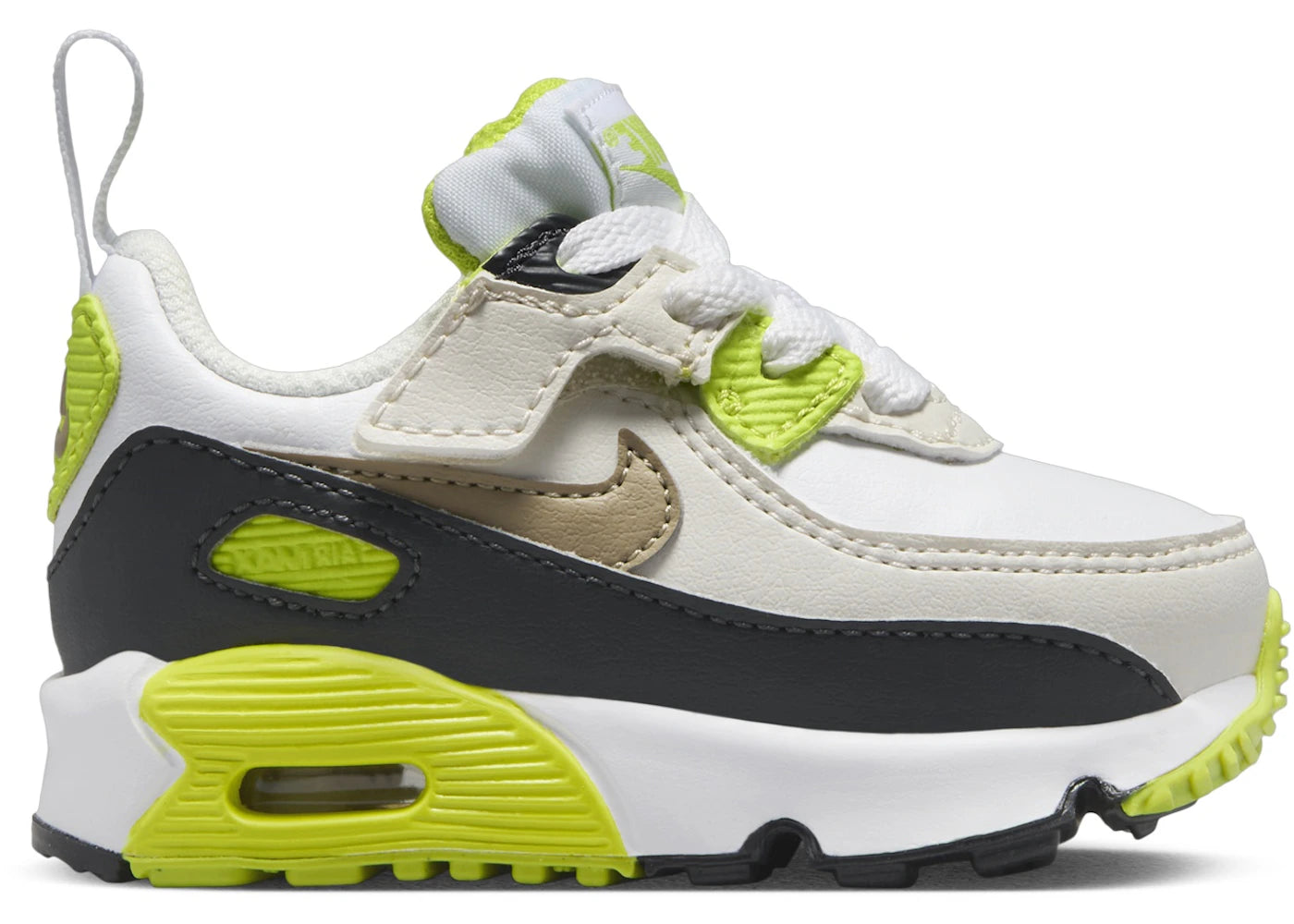 Nike Air Max 90 EasyOn White Cyber Dark Smoke Grey Khaki (I)