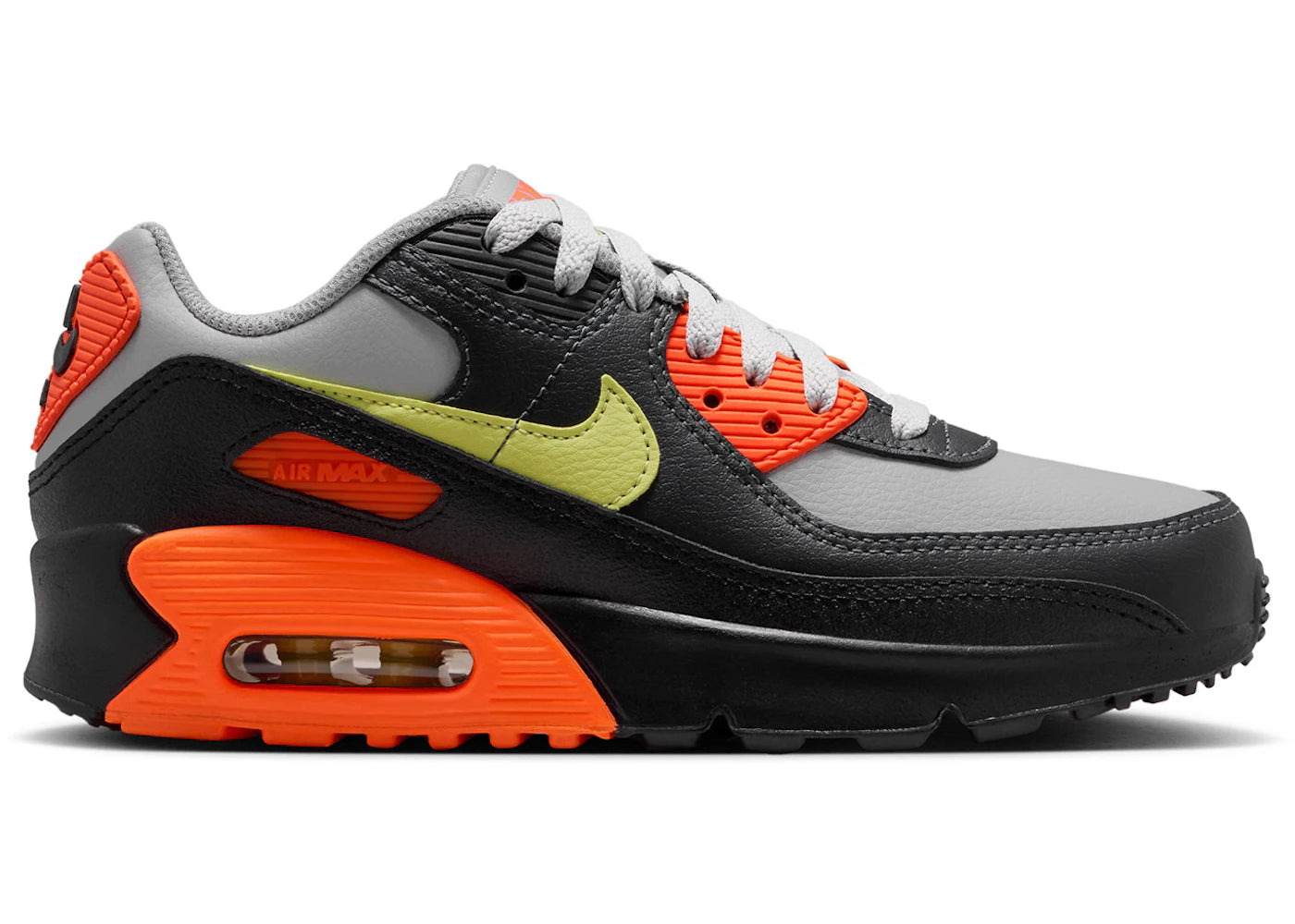 Nike Air Max 90 LTR Light Smoke Grey Hyper Crimson (GS)