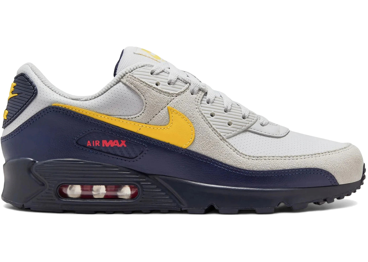 Nike Air Max 90 Neutral Grey Tour Yellow