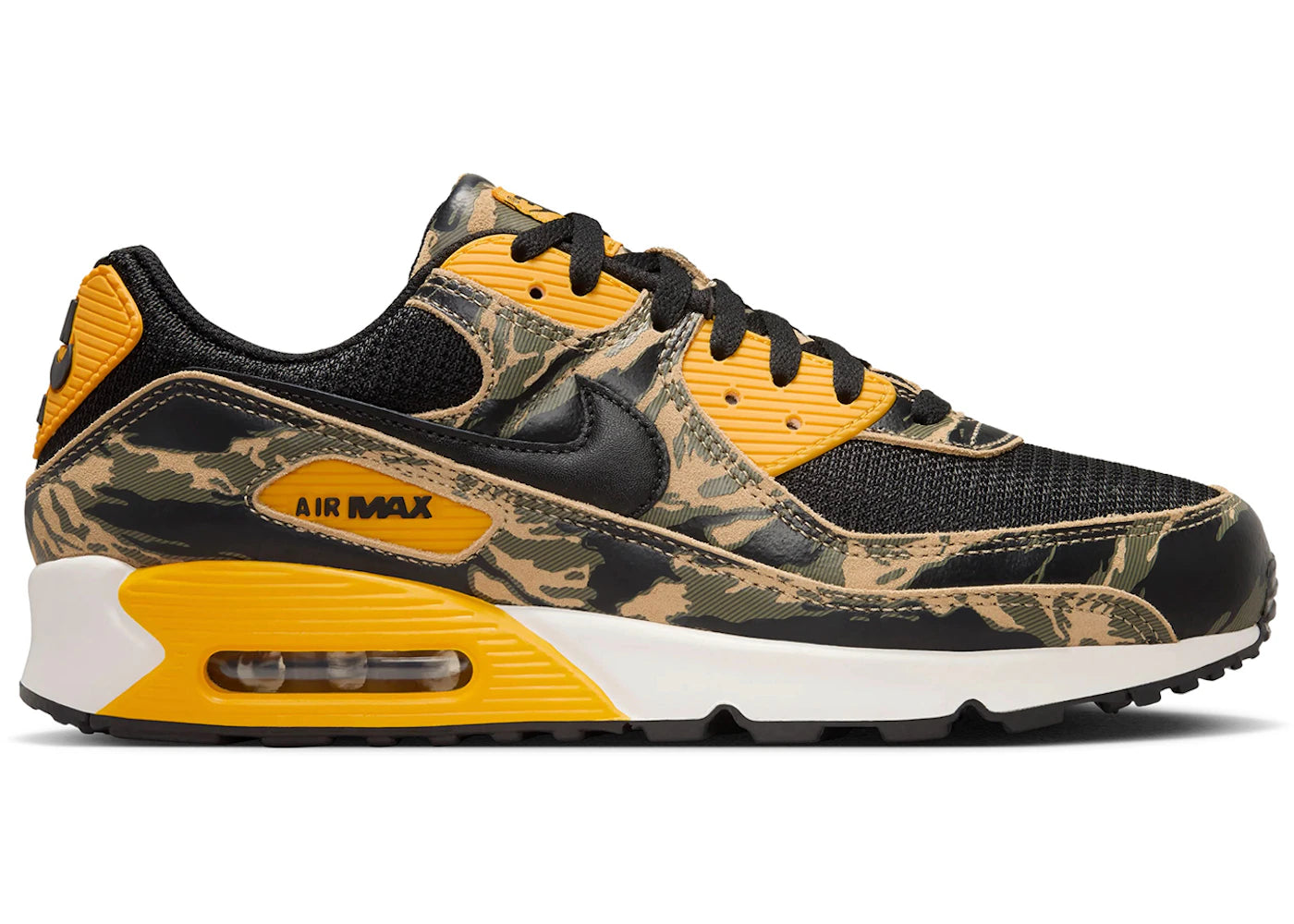 Nike Air Max 90 Premium Black University Gold Camo