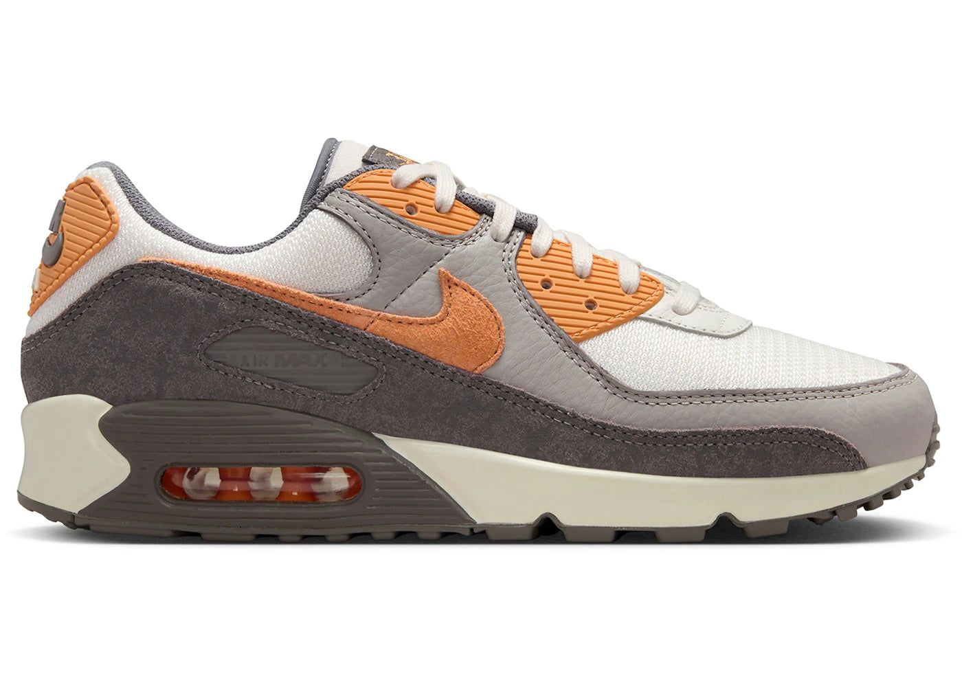Nike Air Max 90 Premium Flat Pewter College Grey Phantom Copper Moon