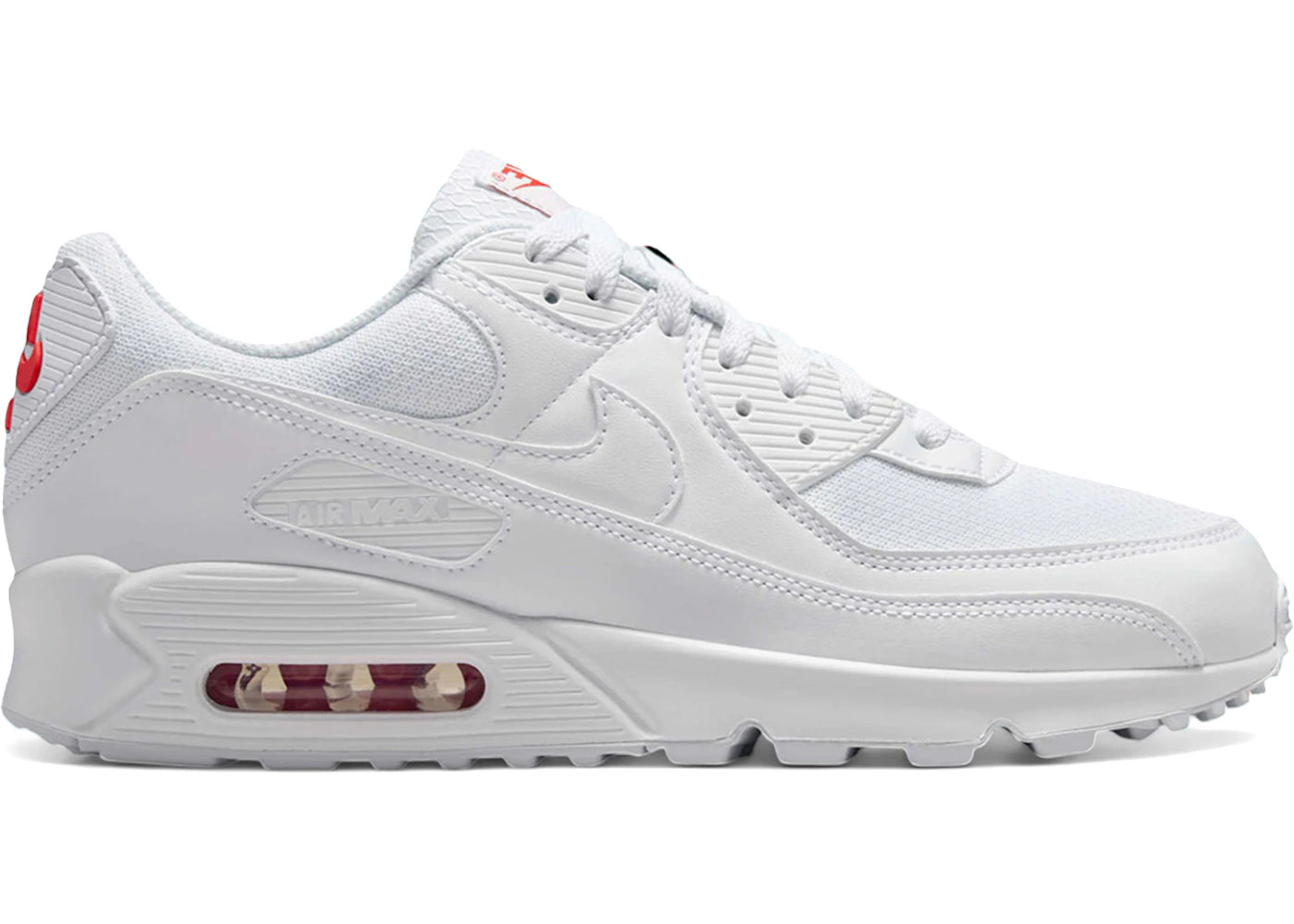 Nike Air Max 90 White Light Crimson
