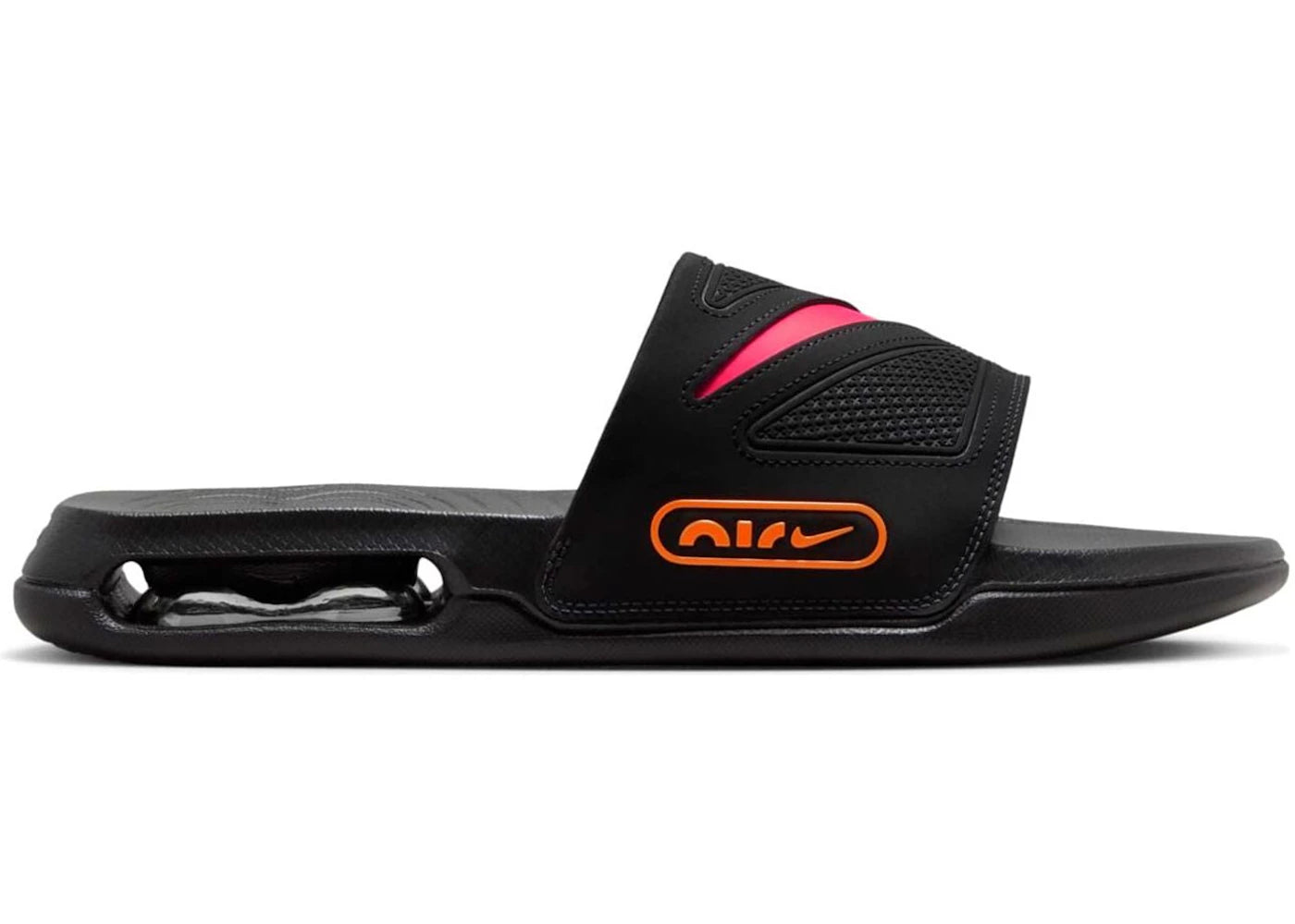 Nike Air Max Cirro Slide Black Racer Pink Total Orange