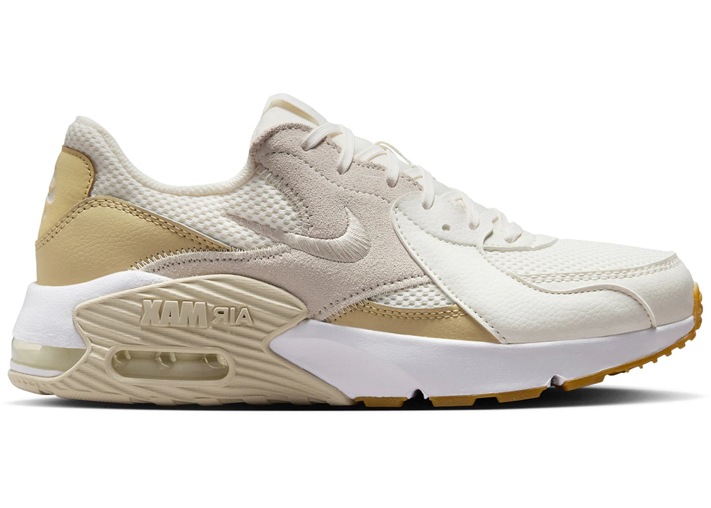 Nike Air Max Excee Sail Team Gold Gum Light Brown Light Orewood Brown (Women's)