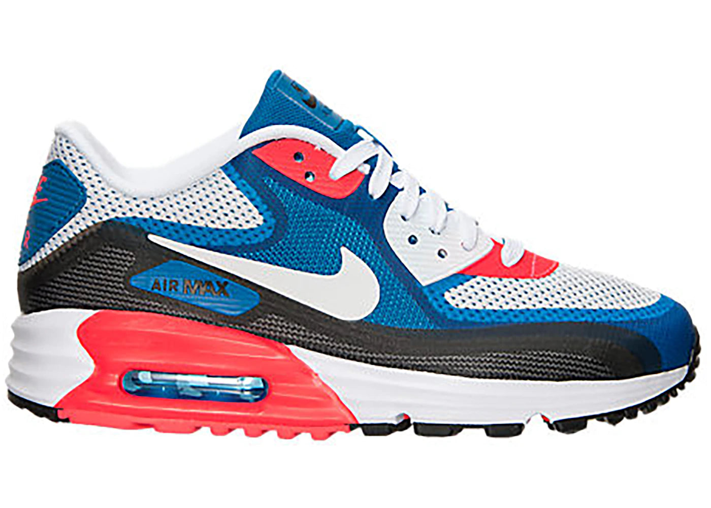 Nike Air Max Lunar 90 Grey Blue Red (GS)