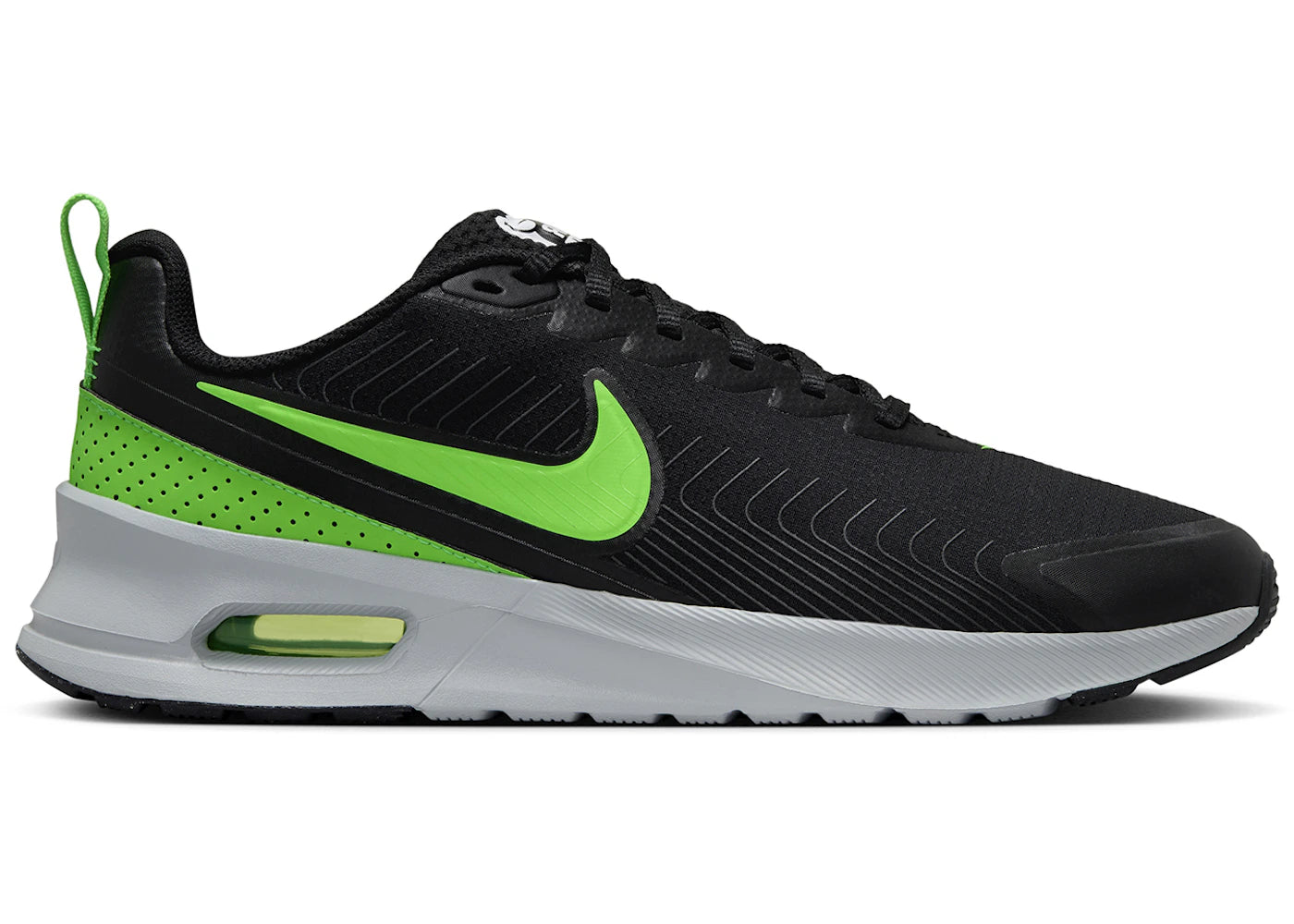 Nike Air Max Nuaxis Black Anthracite Wolf Grey Green Strike