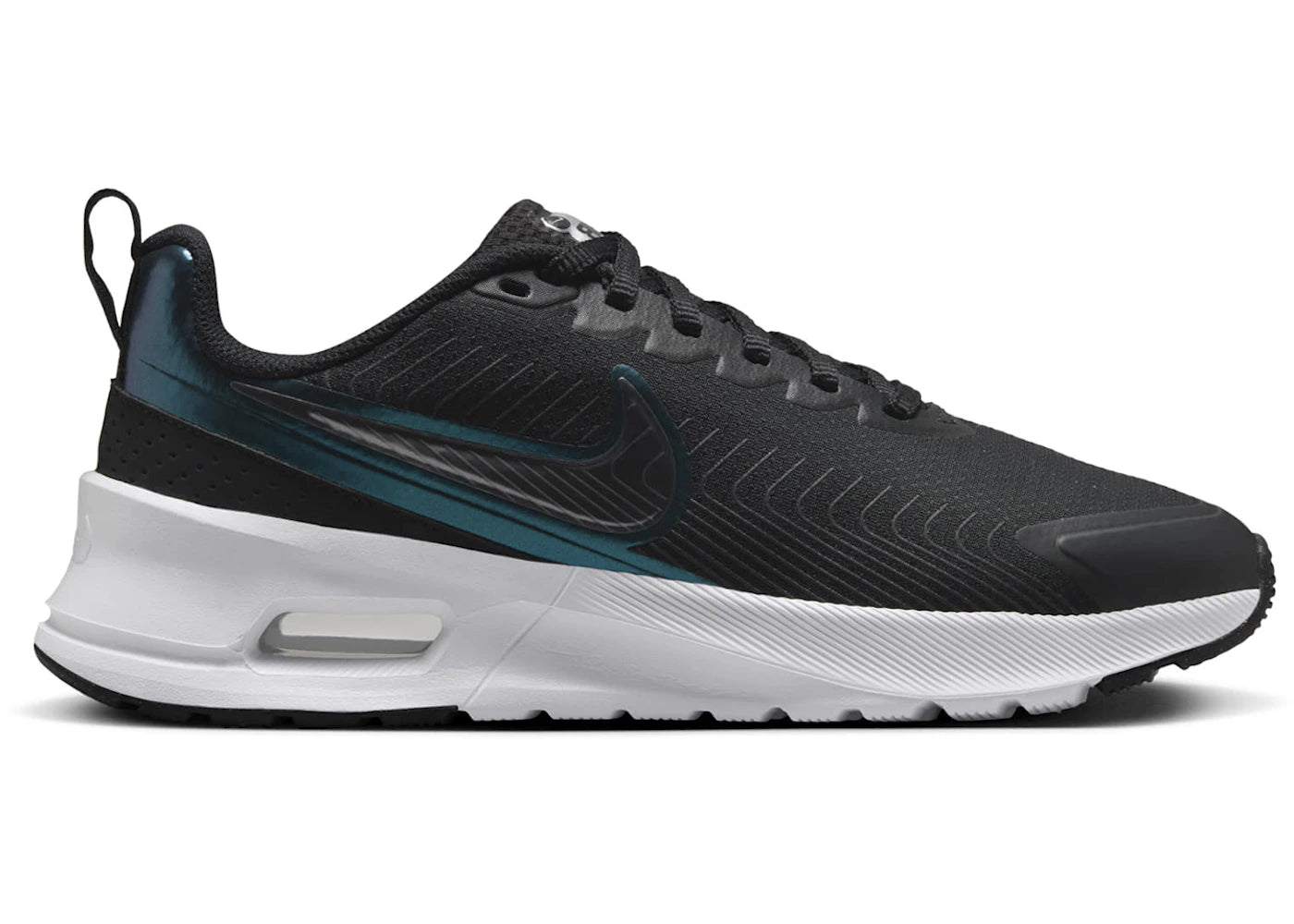 Nike Air Max Nuaxis Black White Metallic Silver Metallic Dark Grey (Women's)
