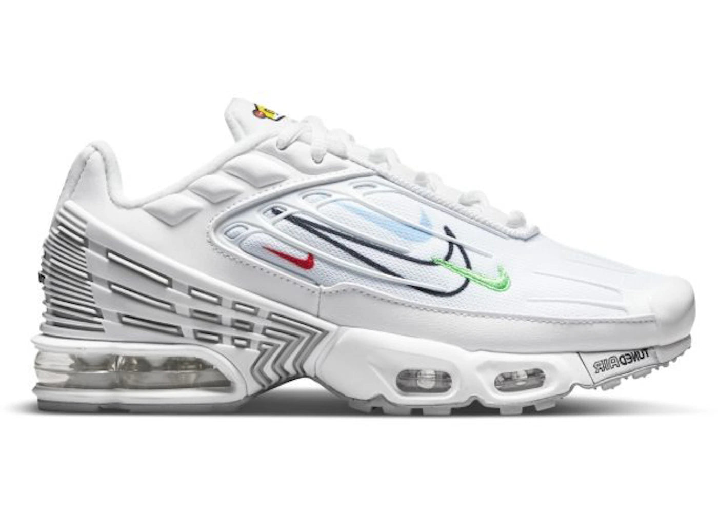 Nike Air Max Plus 3 White Multi Swoosh (GS)