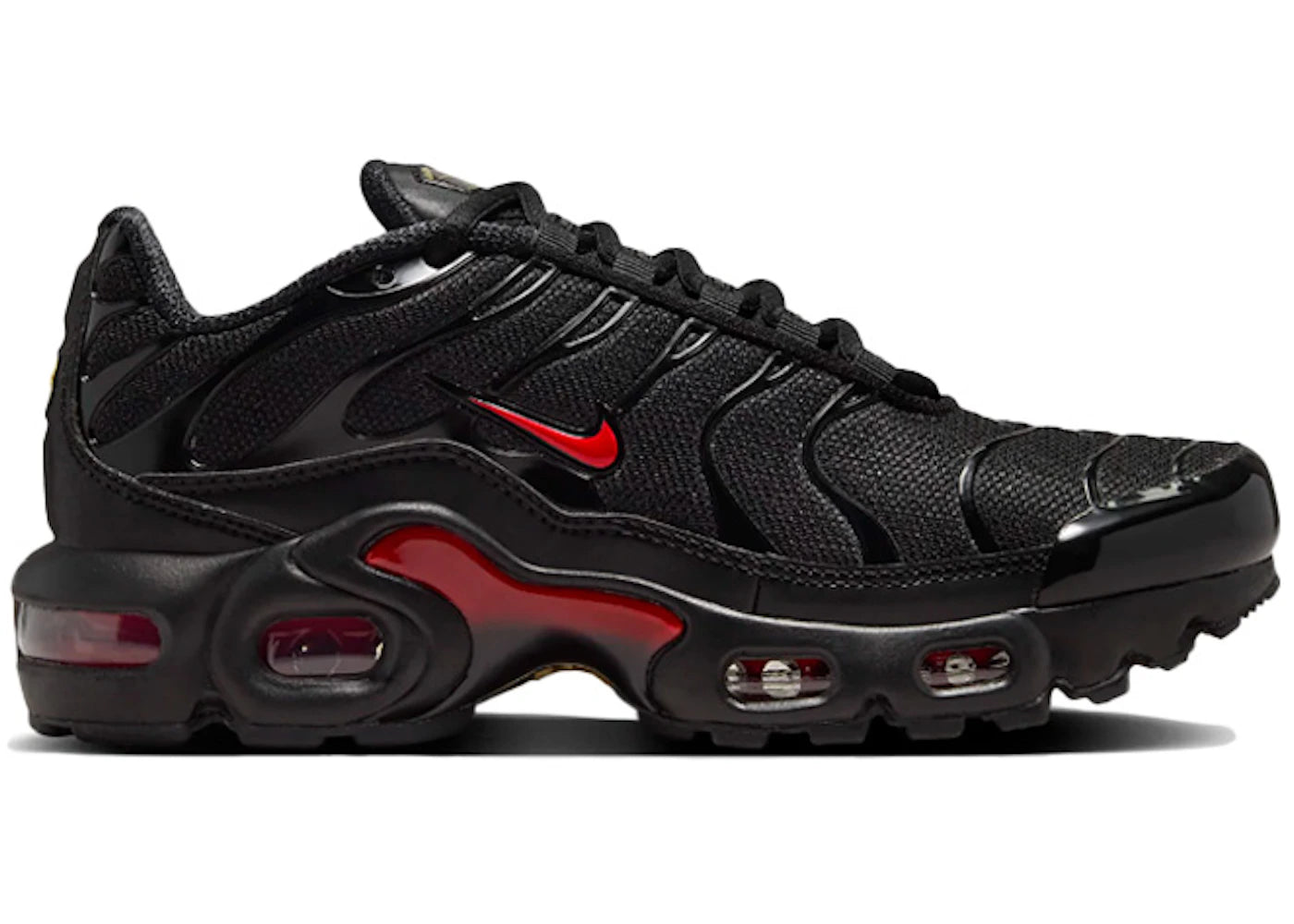 Nike Air Max Plus Black University Red (GS)