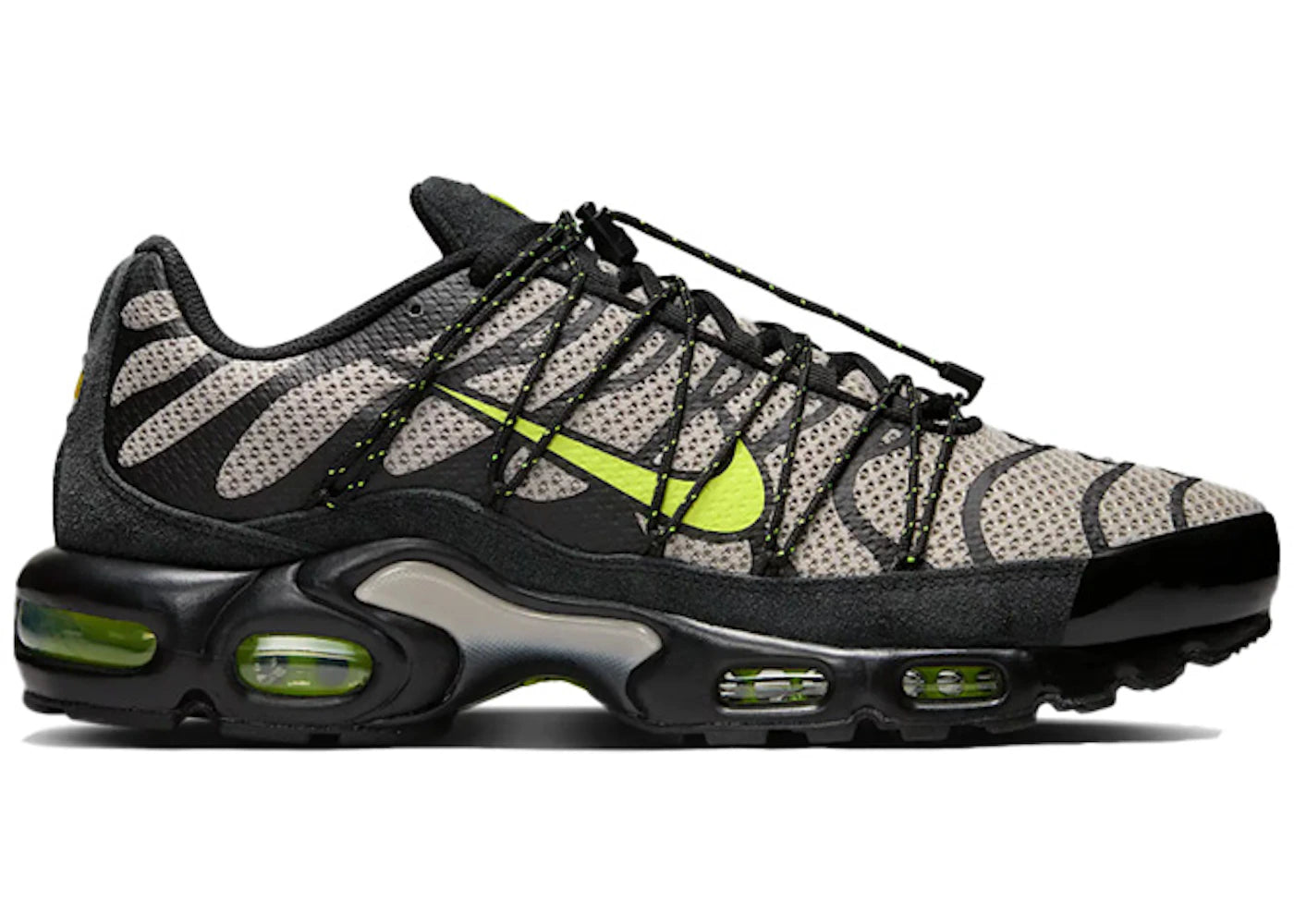 Nike Air Max Plus Utility Black College Grey Volt