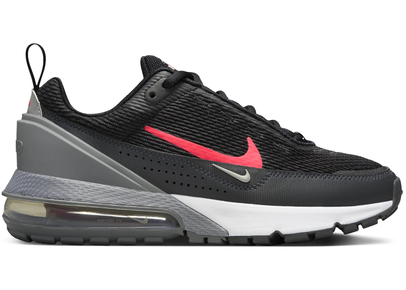 Nike Air Max Pulse Black Smoke Grey Anthracite Bright Crimson (GS)