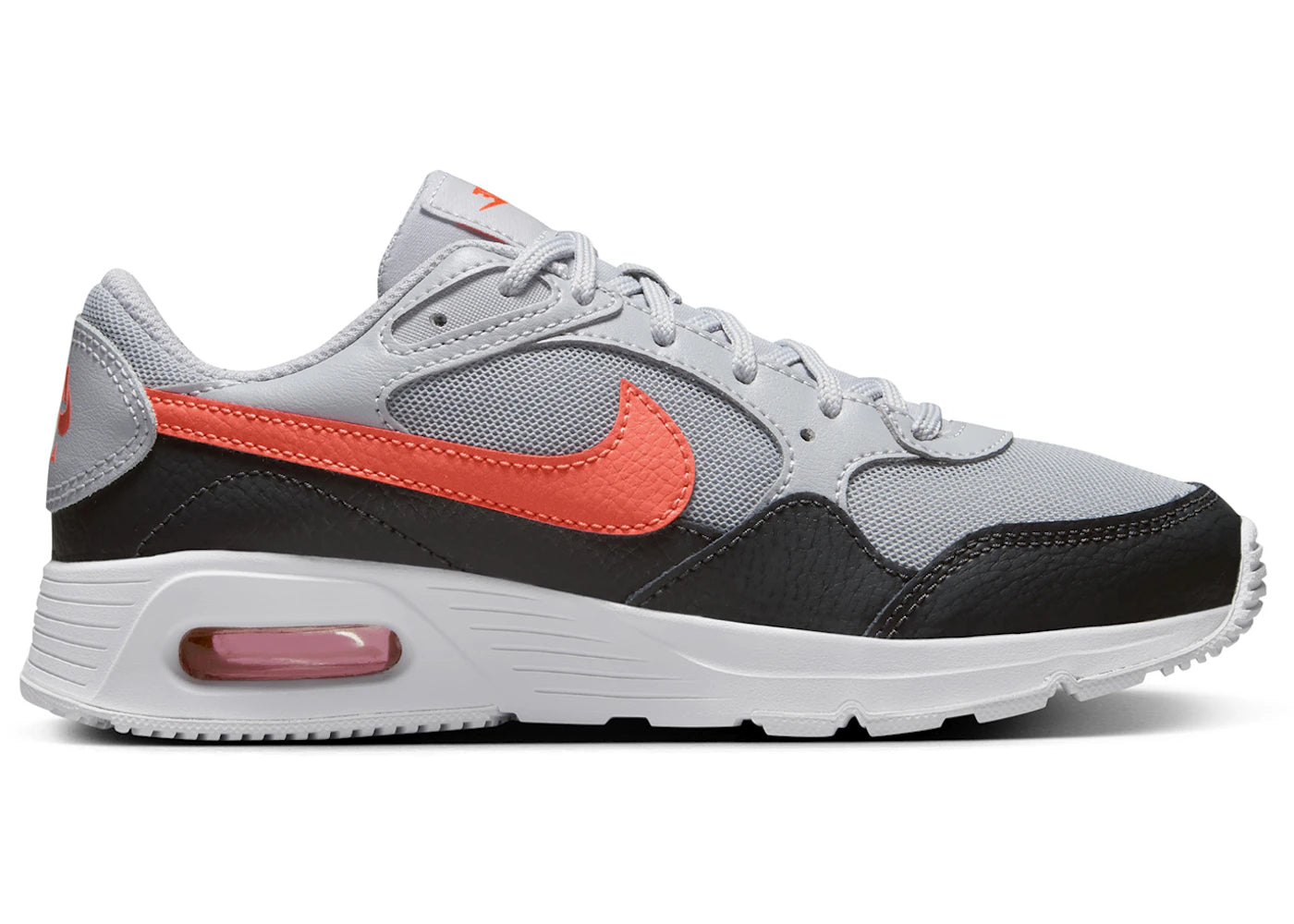 Nike Air Max SC Wolf Grey Anthracite White Bright Crimson (GS)