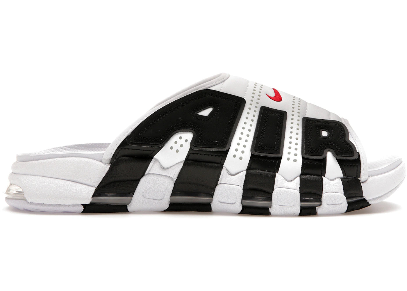Nike Air More Uptempo Slide White Varsity Red